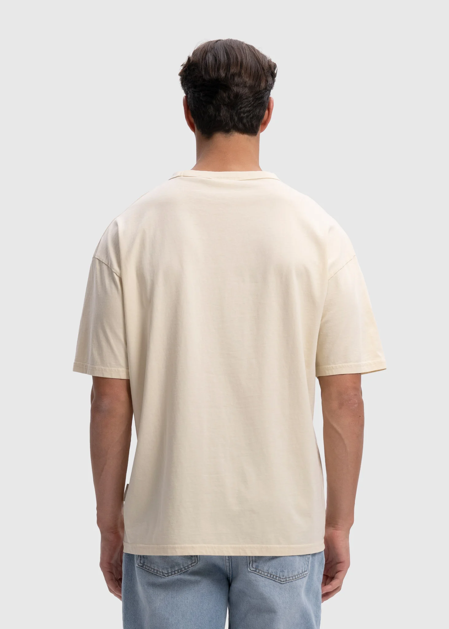 Light Oversized Premium Tee - Sand - Image 4