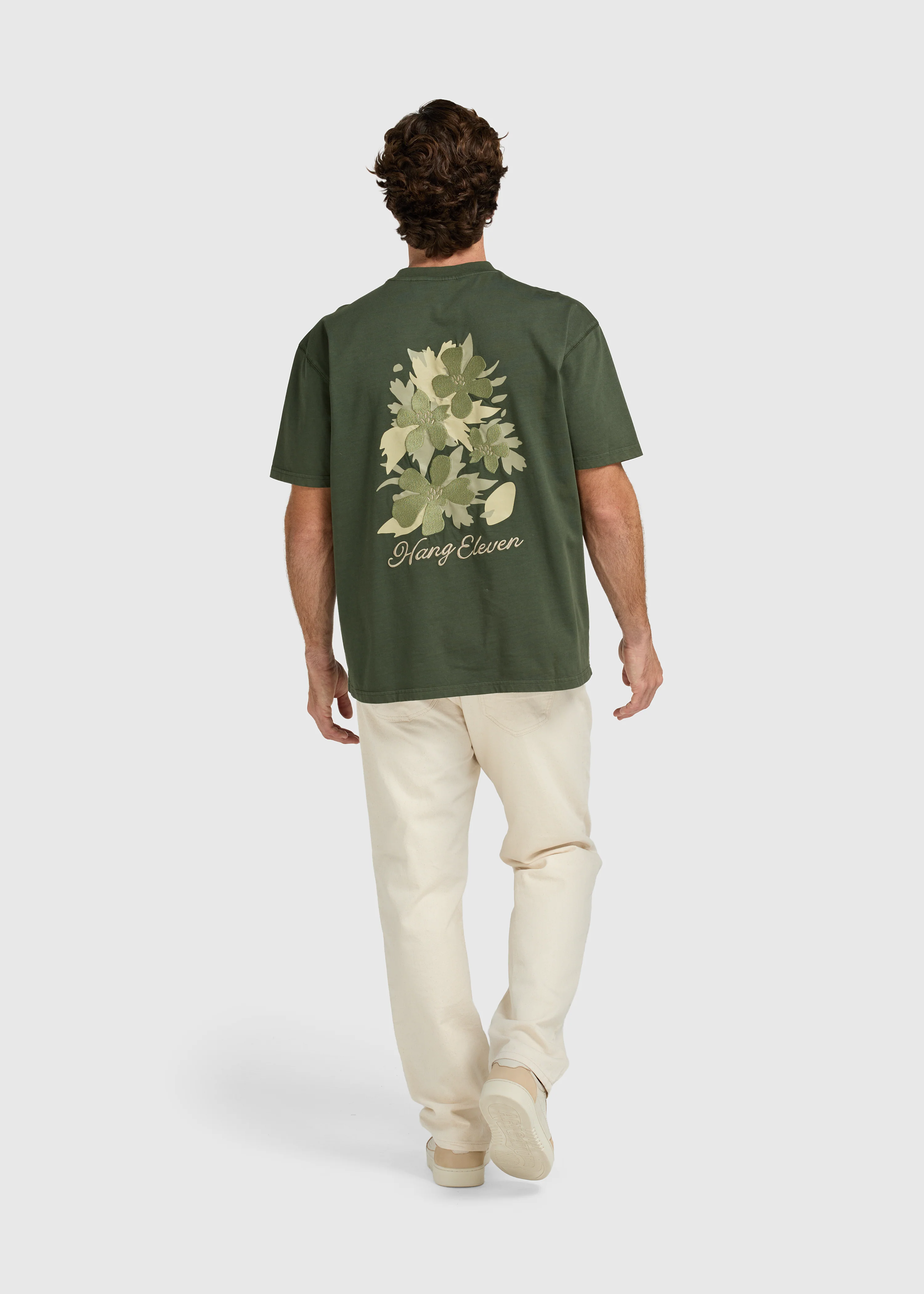 Blossom Tee - Dark Green - Image 3