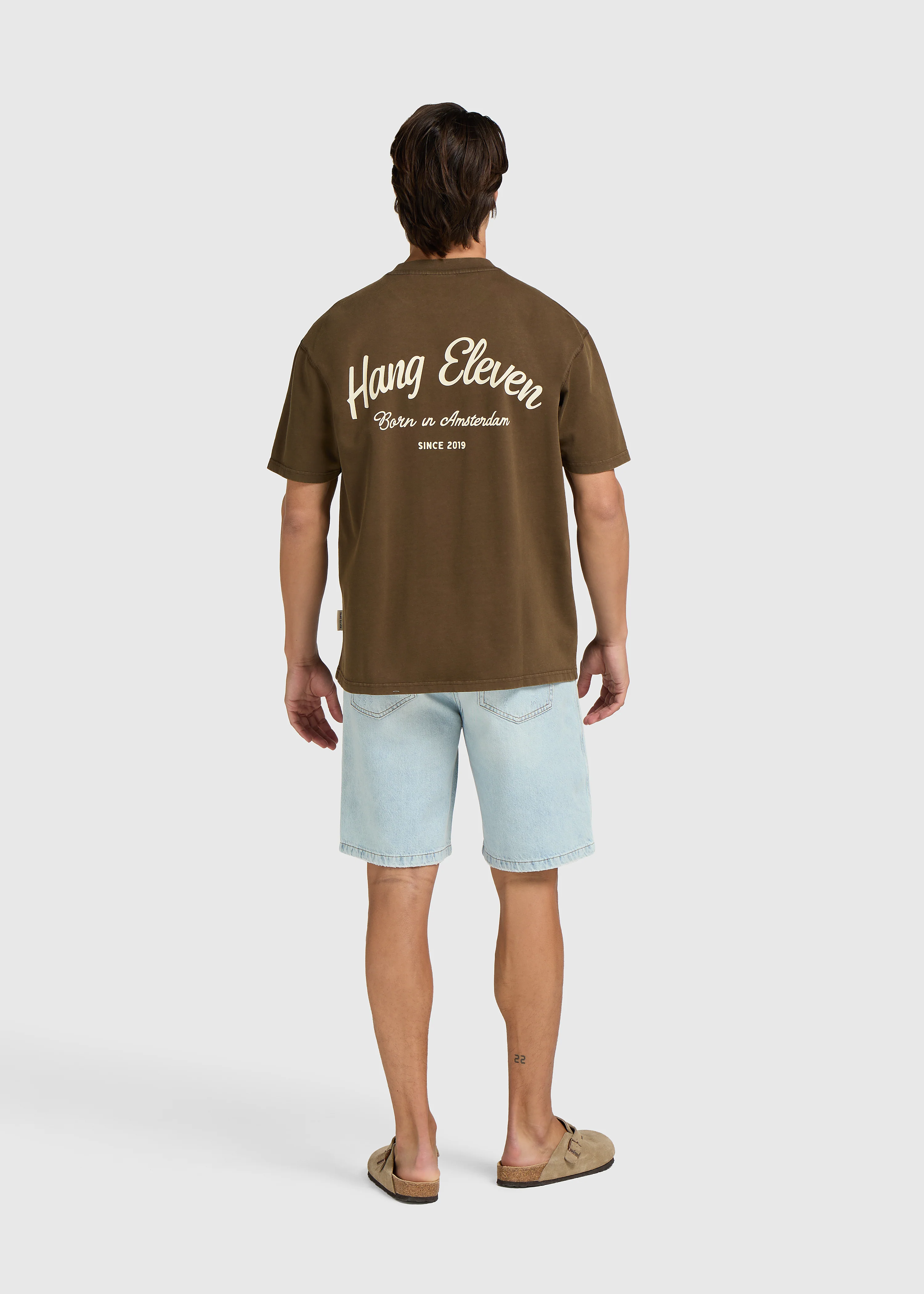 Born Tee - Washed Brown - Image 4