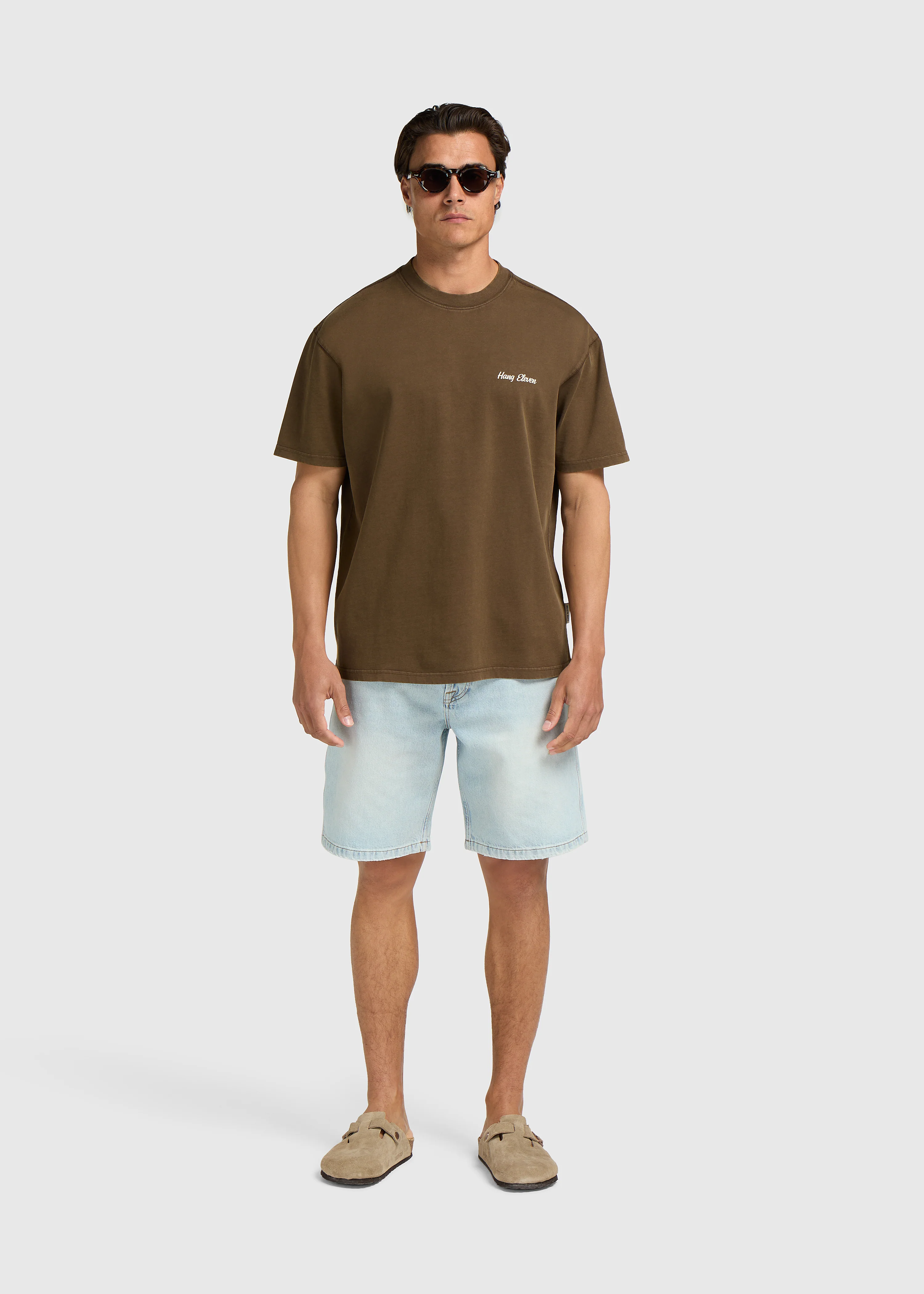 Born Tee - Washed Brown - Image 6