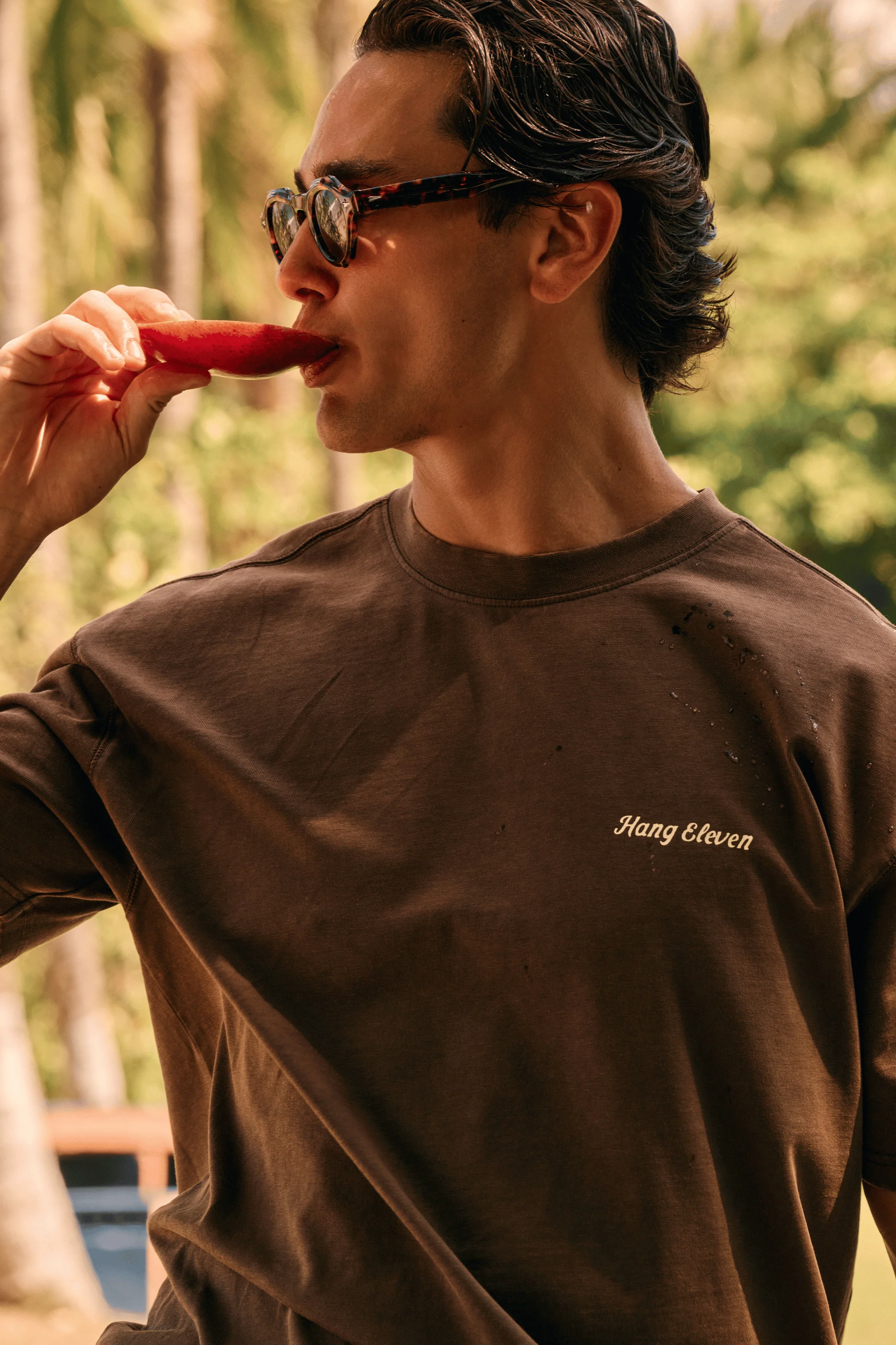 Born Tee - Washed Brown - Image 7