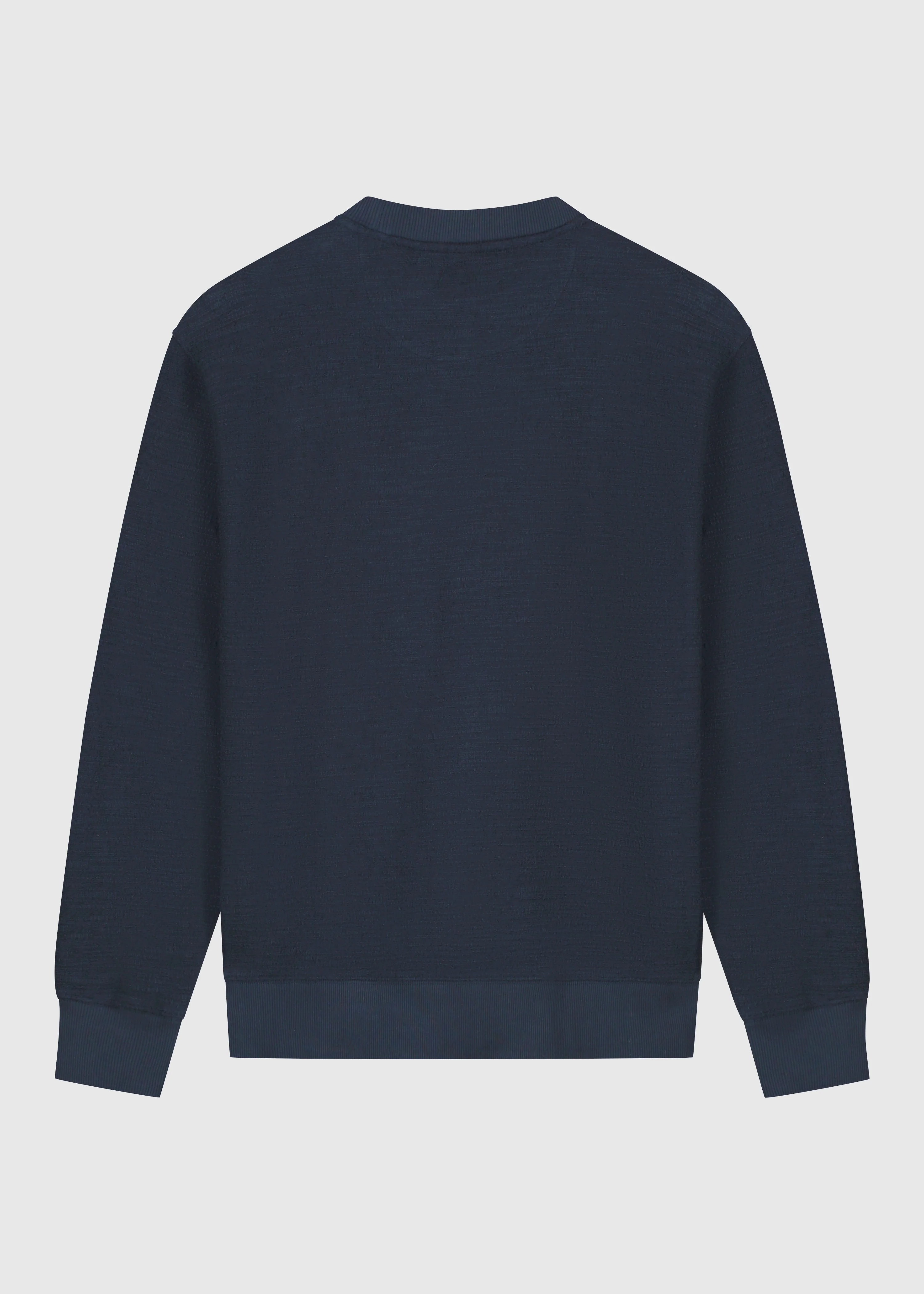 Bouclé Crewneck - Ombre Blue - Image 4