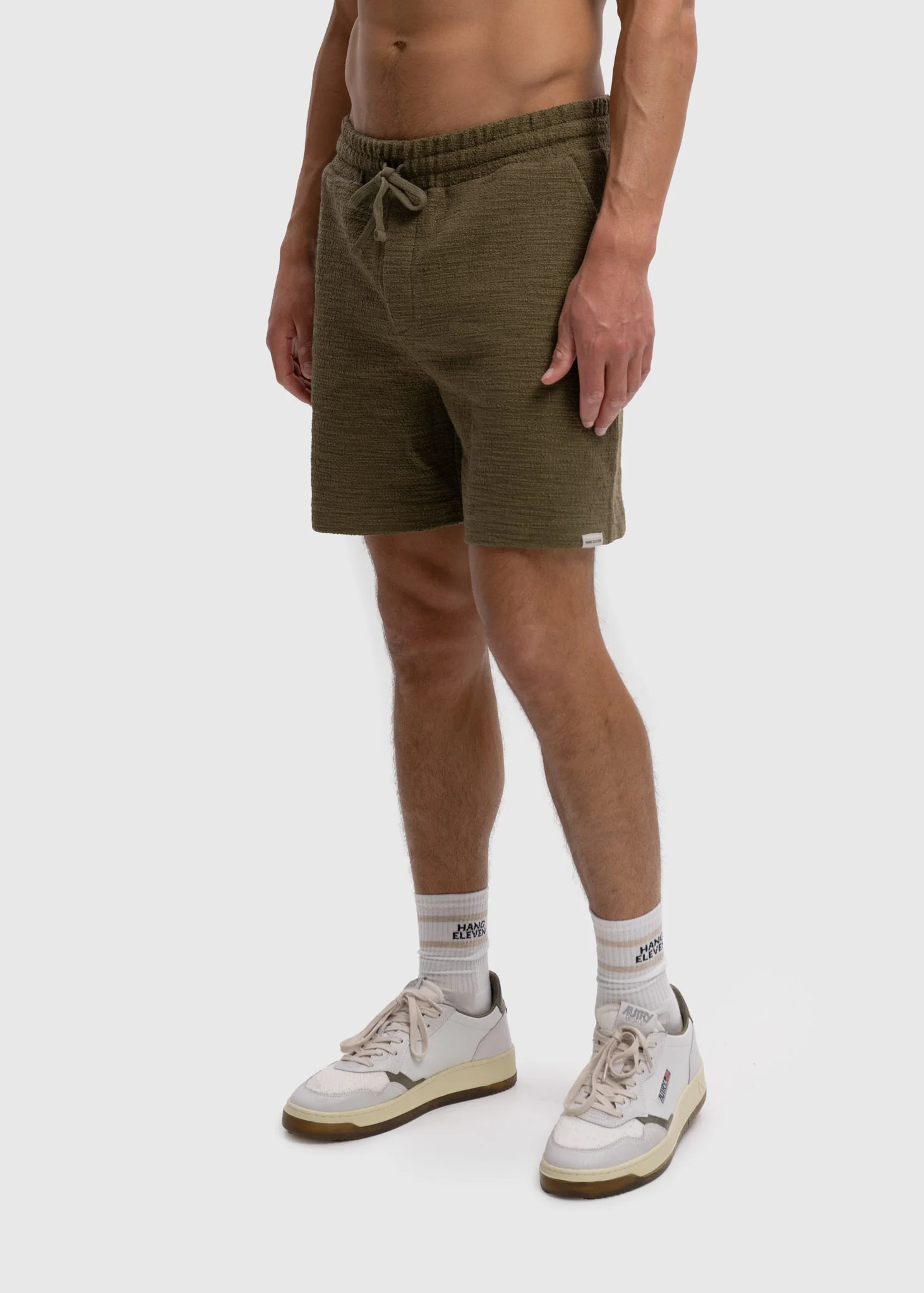 Boucle Short - Olive Green - Image 5