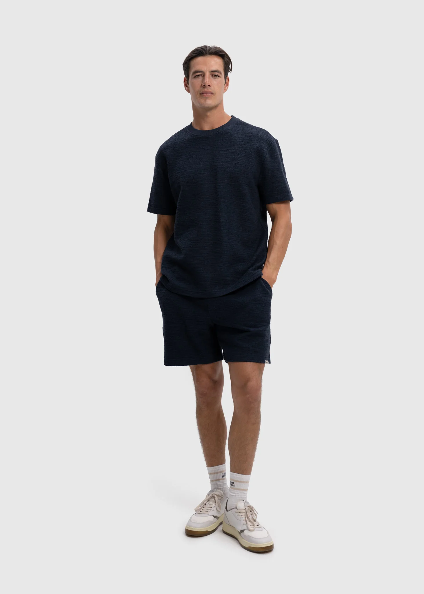 Boucle Tee - Navy Blue - Image 5