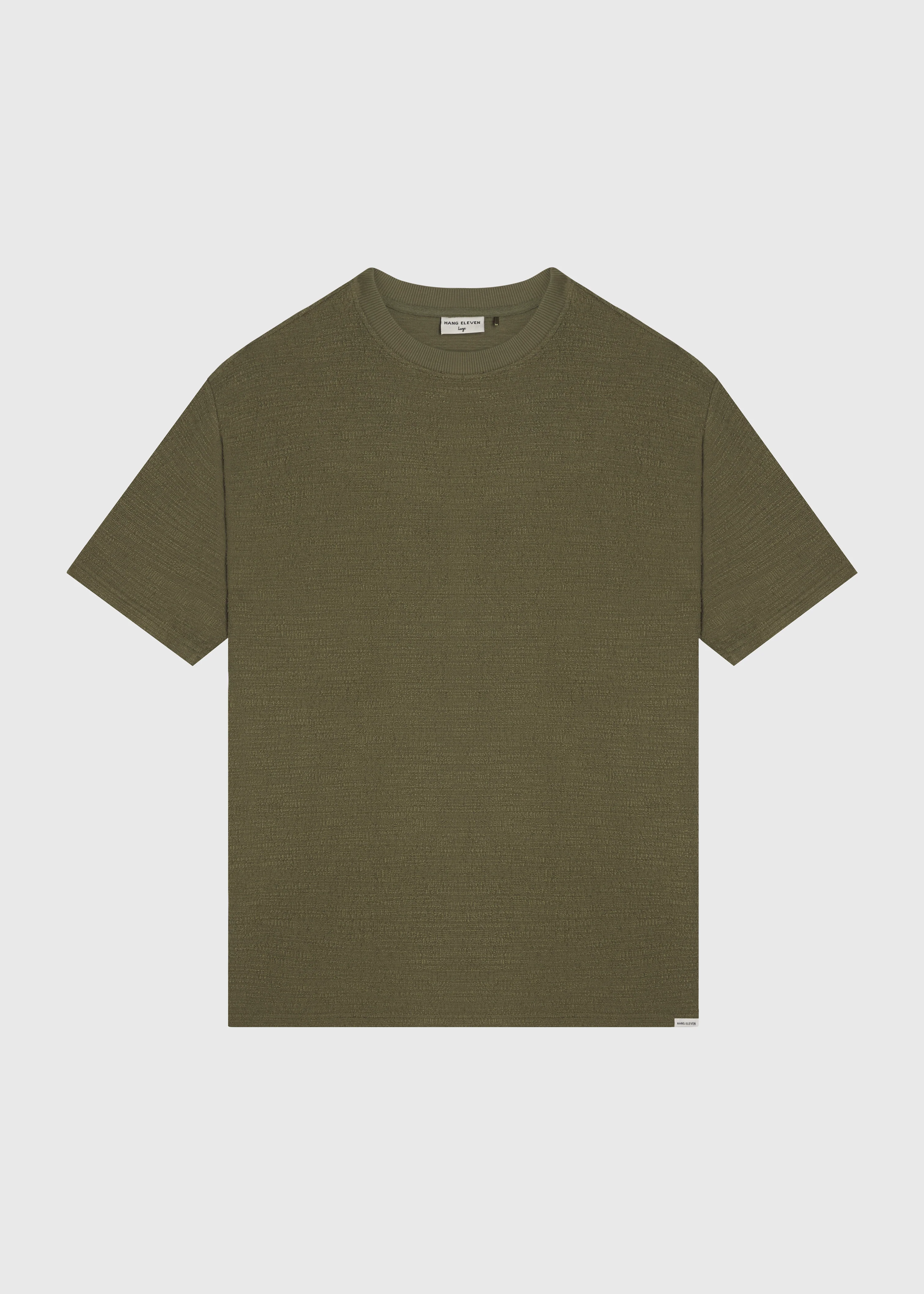 Boucle Tee -  Olive Green - Image 3