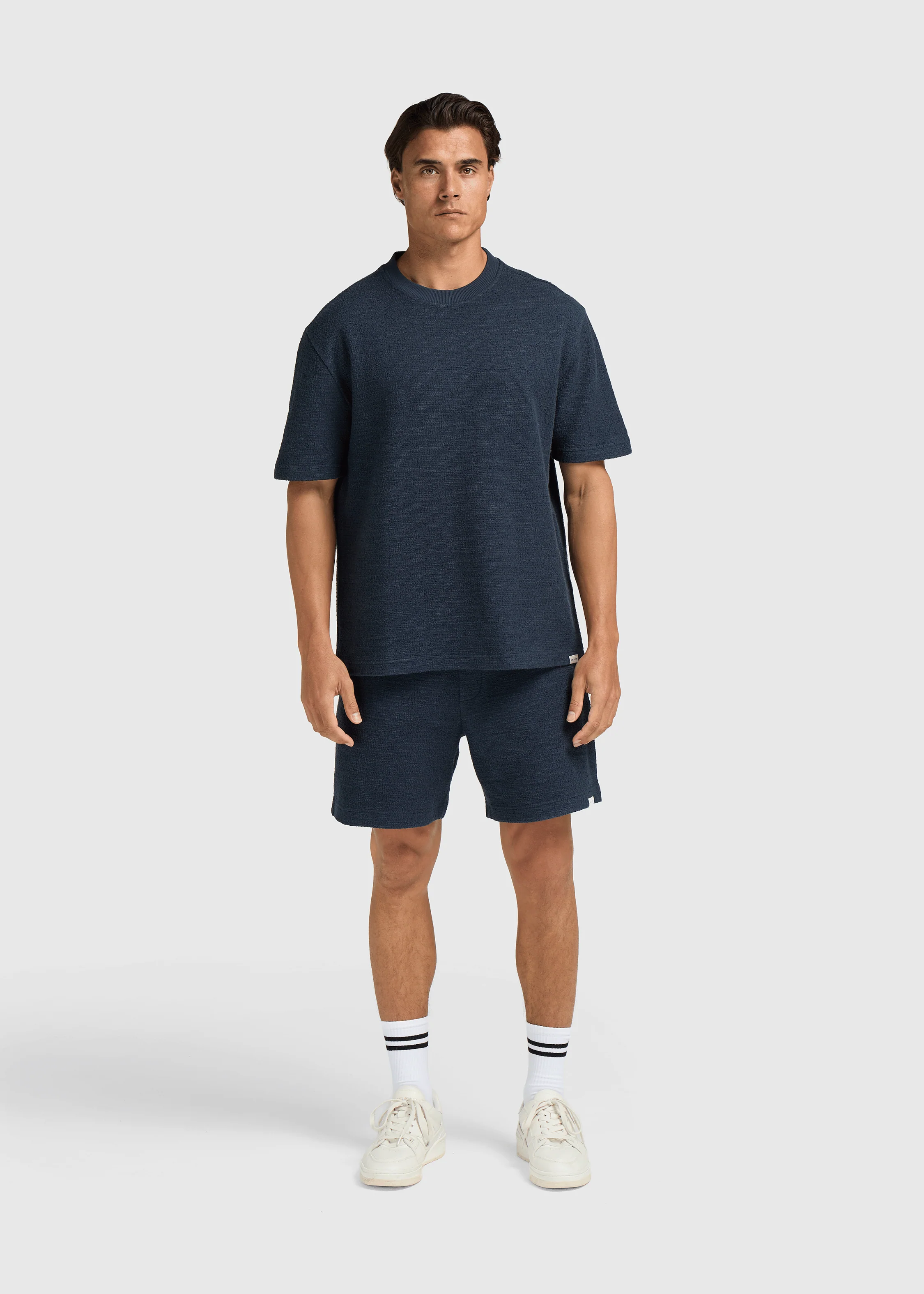 Bouclé Tee - Ombre Blue - Image 3