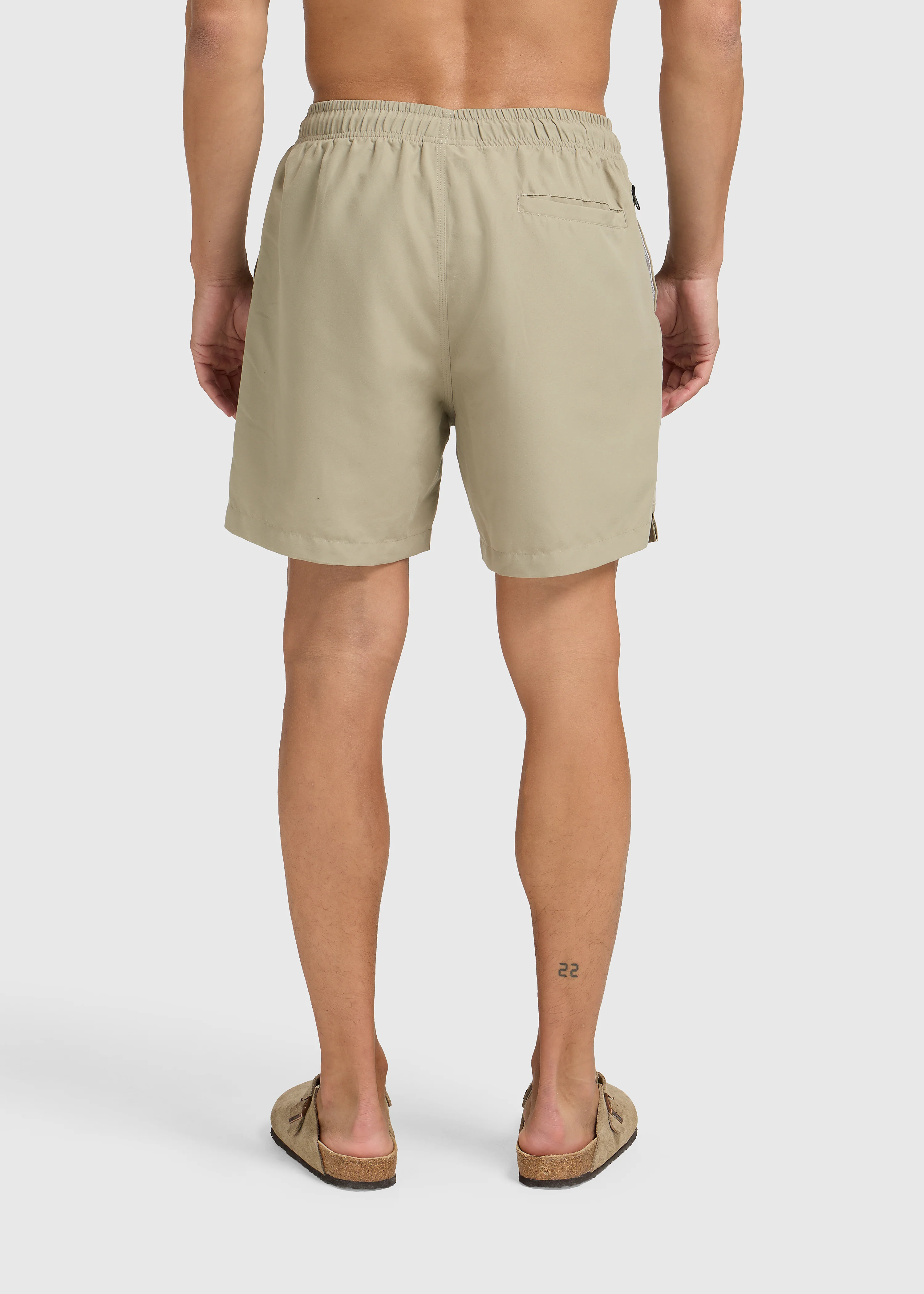 Solid Swim Short - Slate Green - Image 5