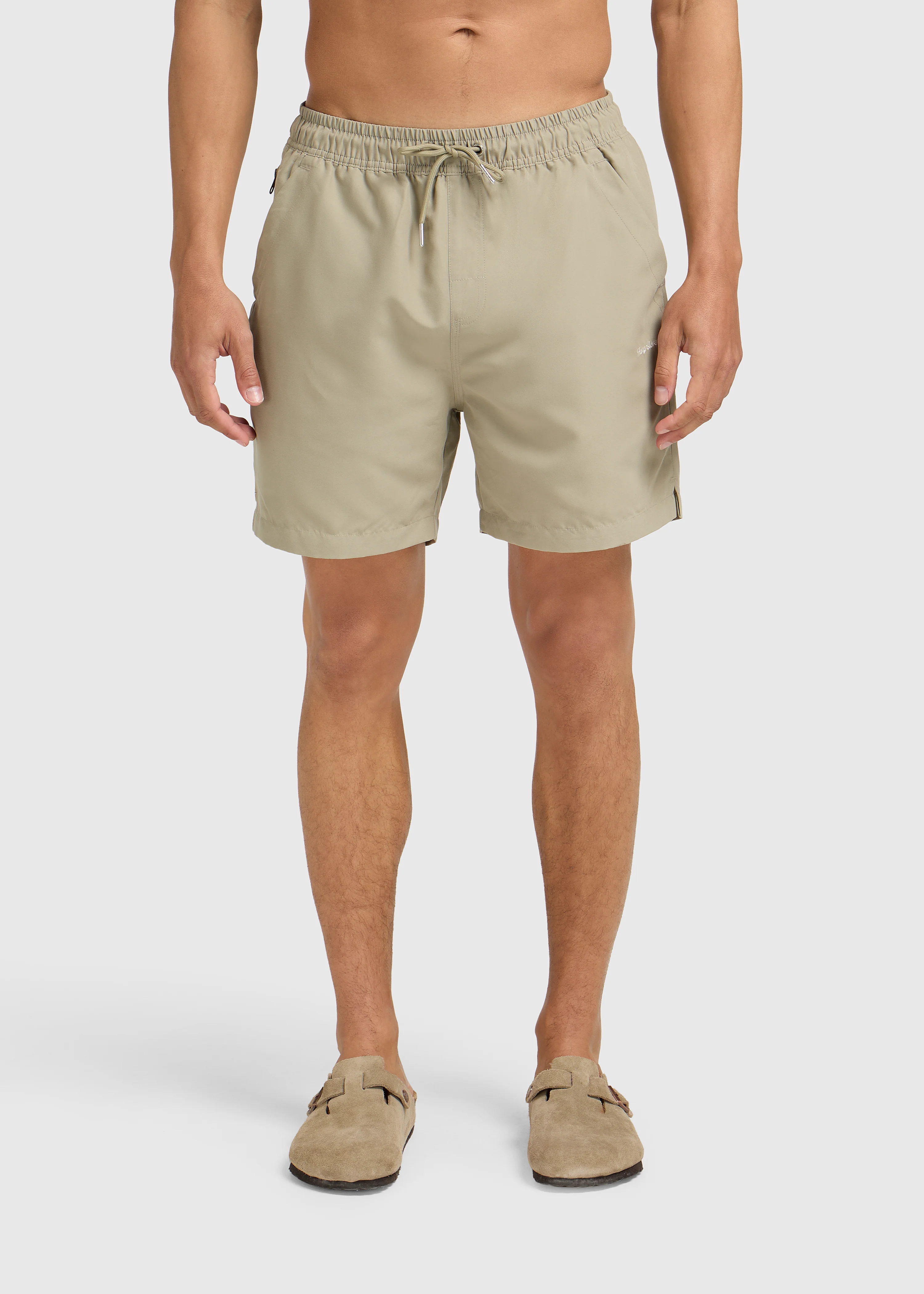 Solid Swim Short - Slate Green - Image 6