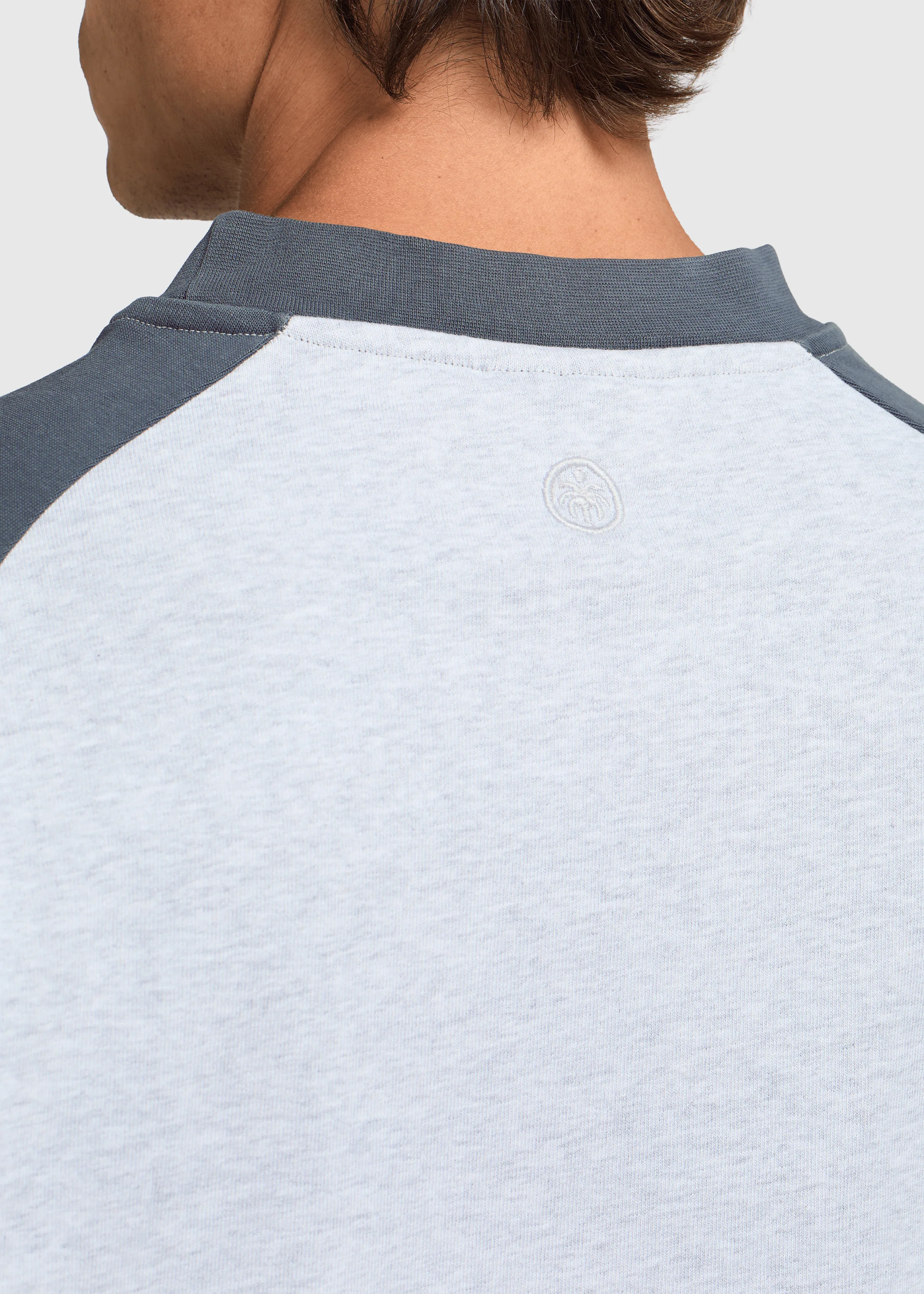 Colour Block Longsleeve - Ombre Blue - Image 3