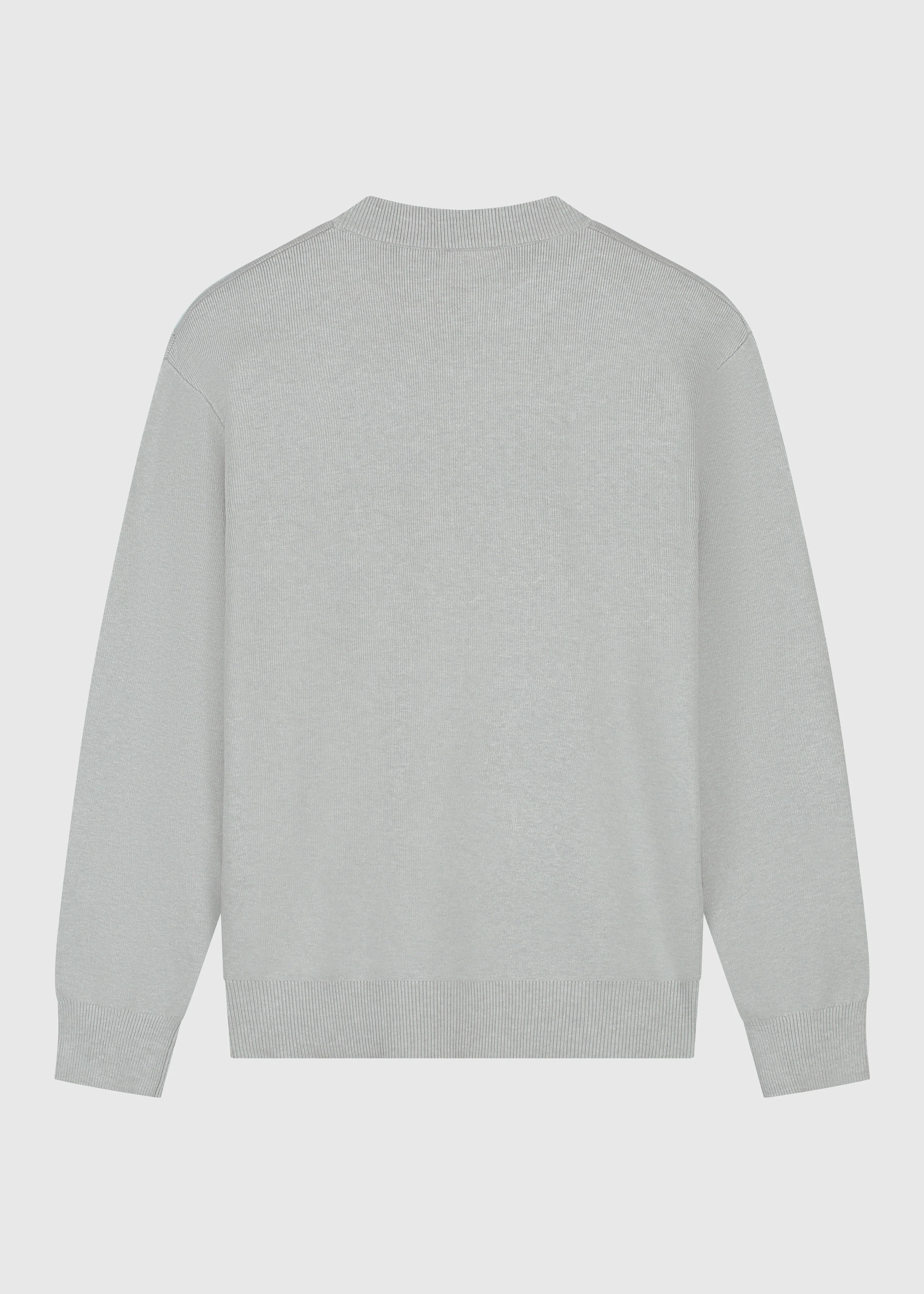Compact Knit Crewneck - Grey Melee - Image 4