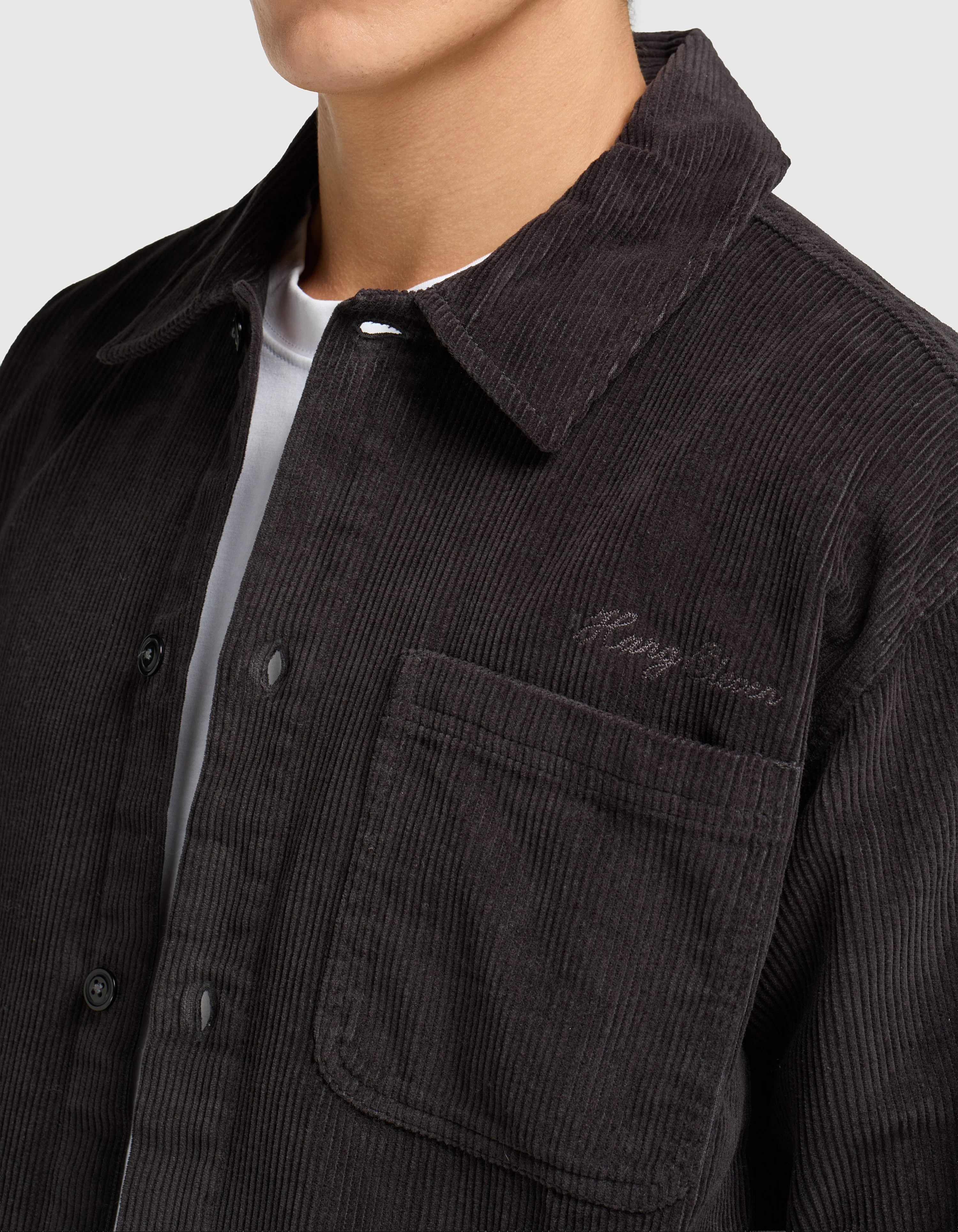 The Corduroy Overshirt - Midnight Blue - Image 3