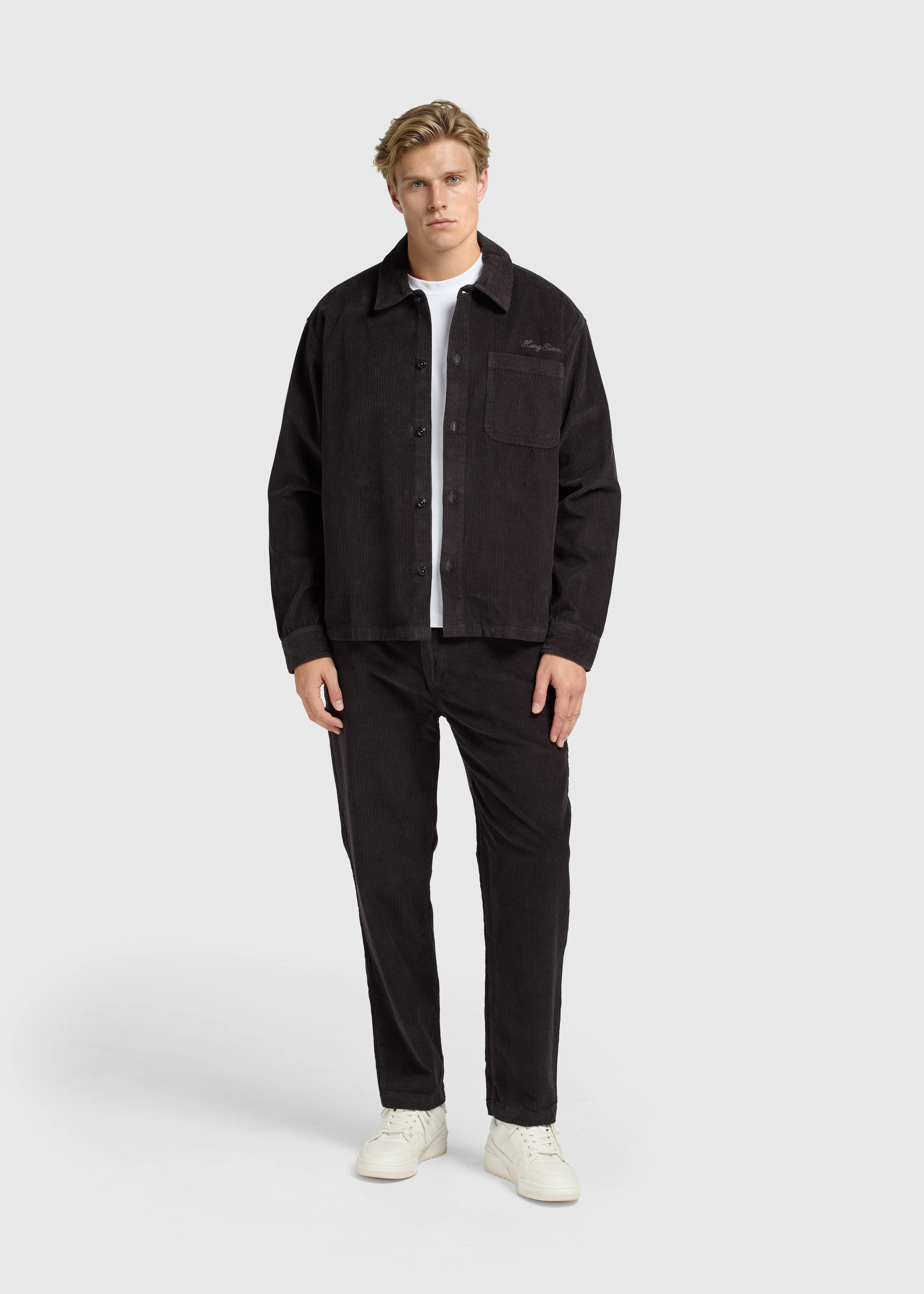 The Corduroy Overshirt - Midnight Blue - Image 4
