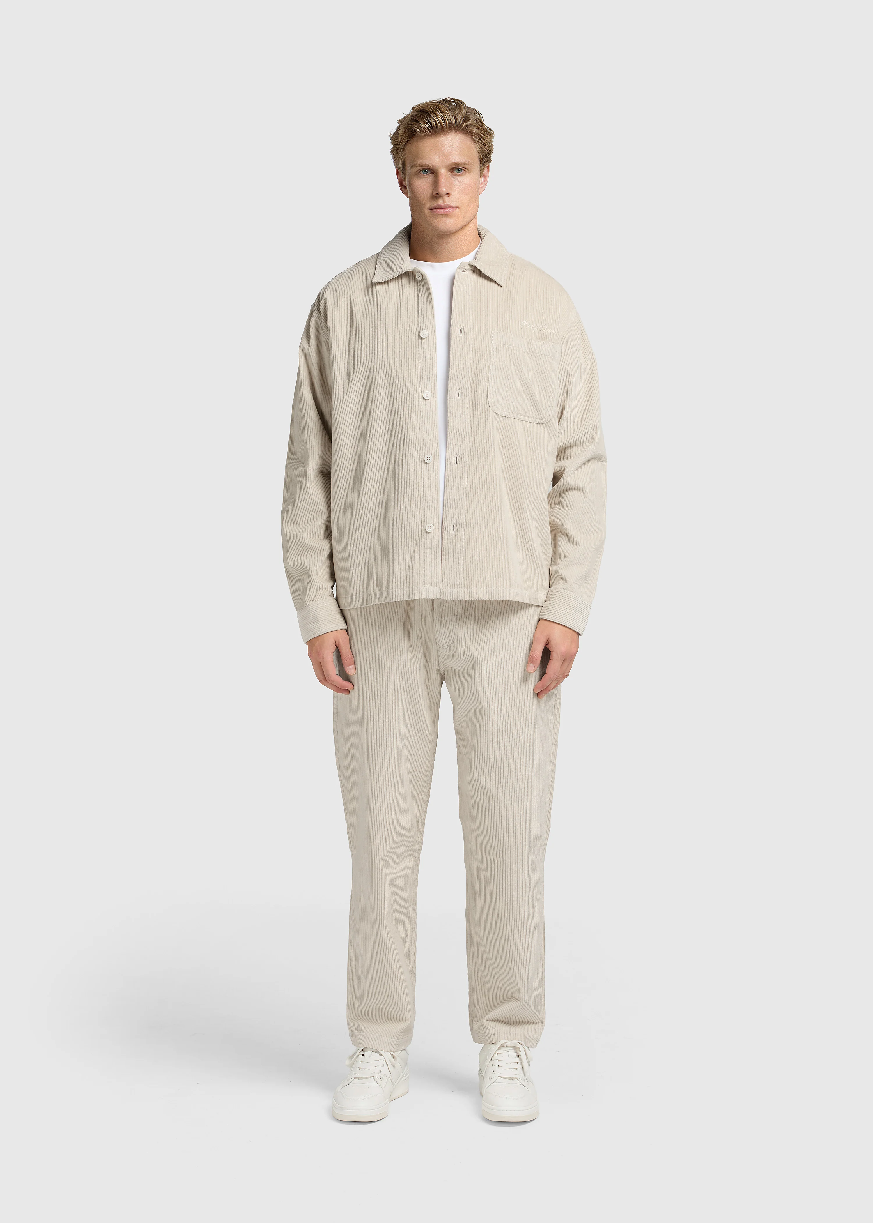 The Corduroy Overshirt - Sand - Image 4