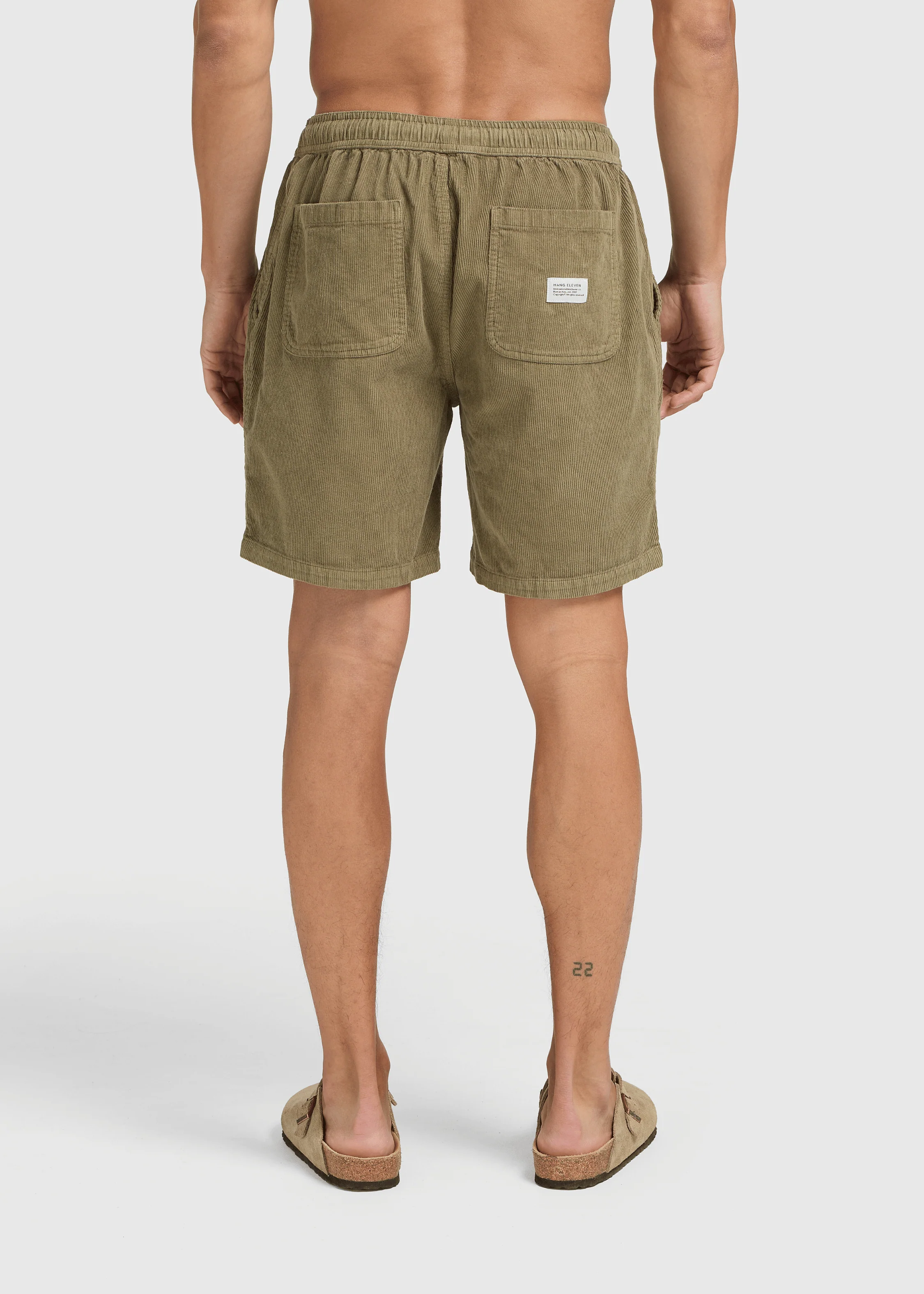 Corduroy Short - Green - Image 2