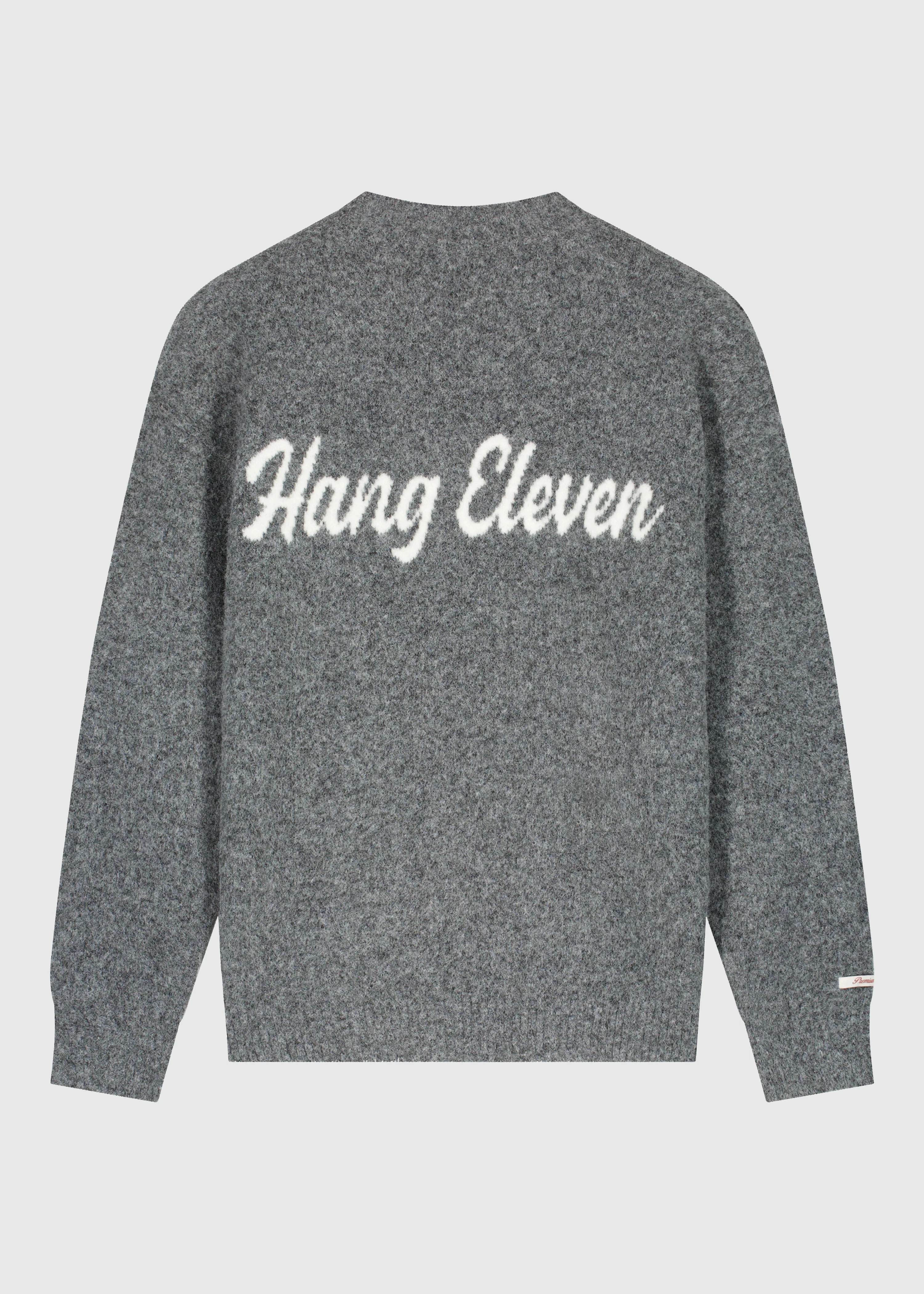 Light Brand Knit Crewneck - Anthracite - Image 3