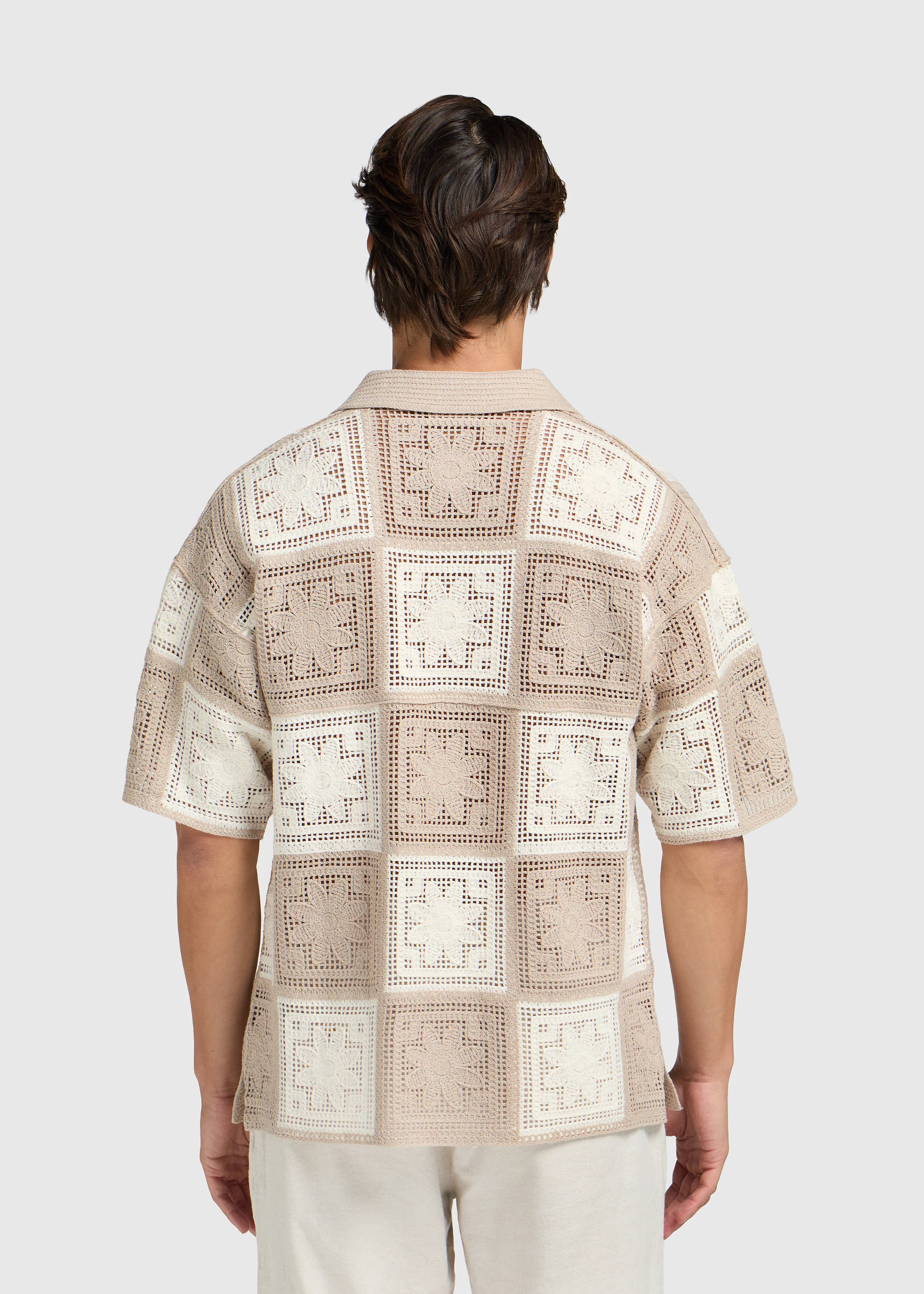 Crochet Shirt - Sand - Image 2
