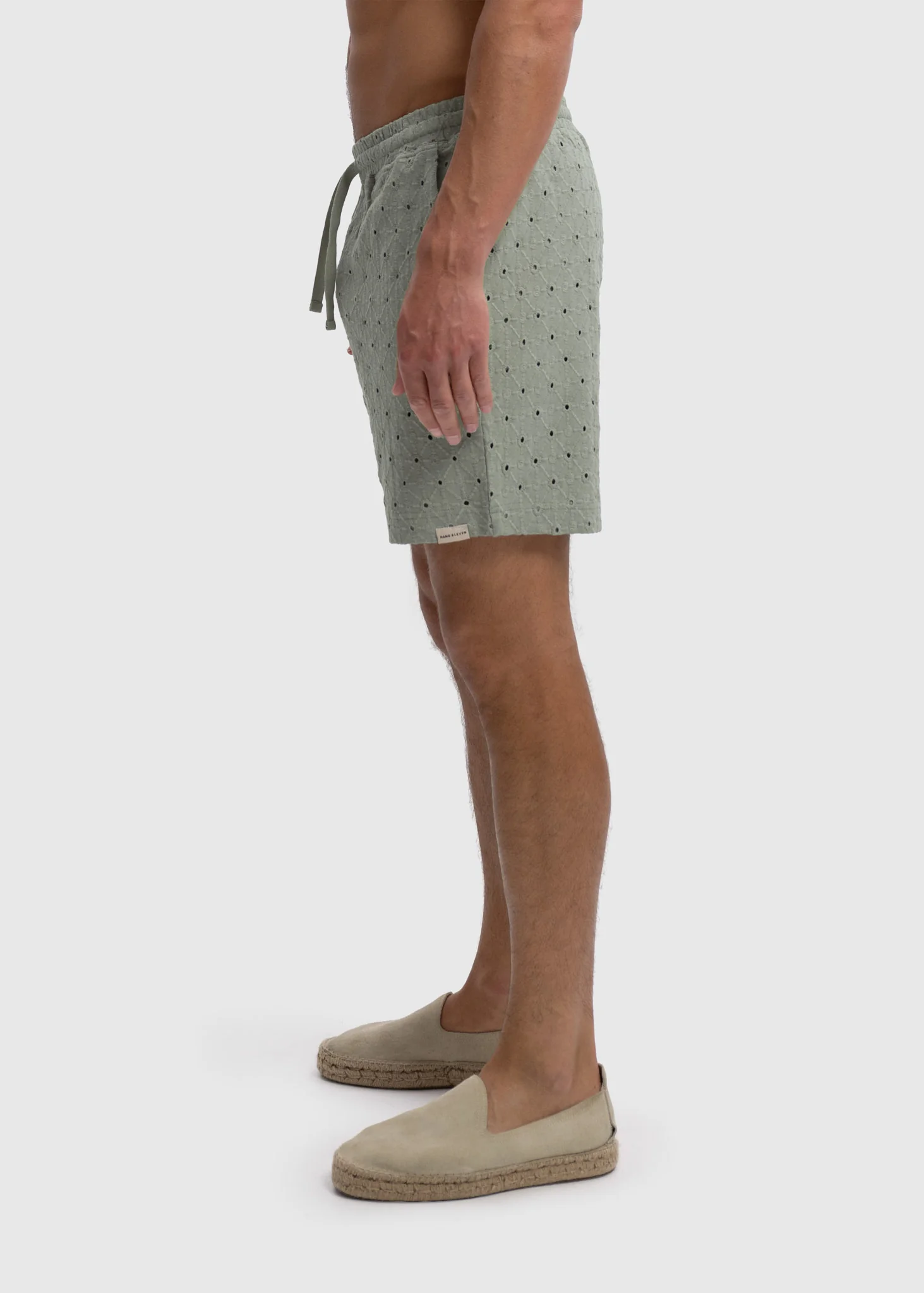 Crochet Sunrise Short - Slate Green - Image 3