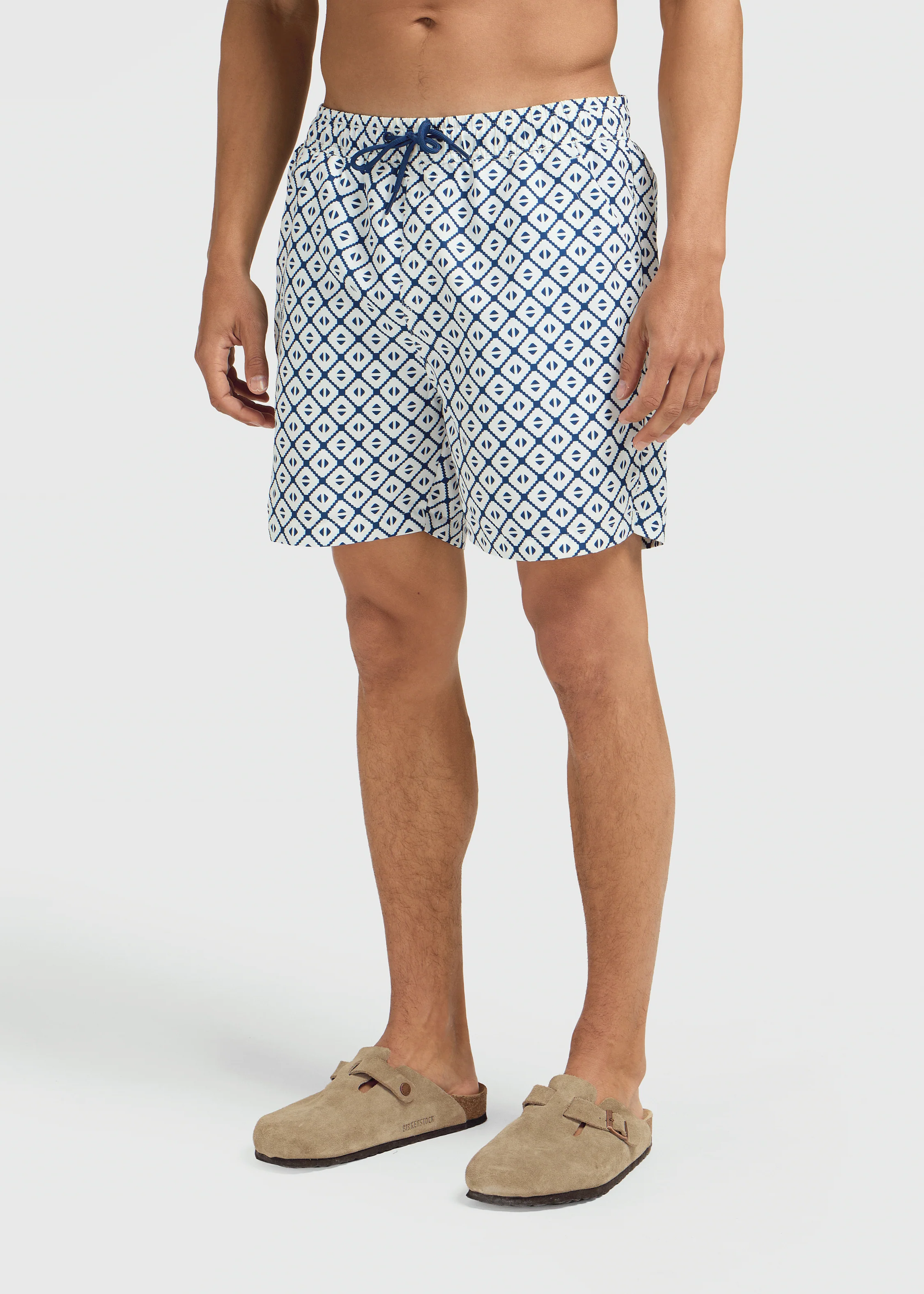 Diamond Swim Short - Navy Blue