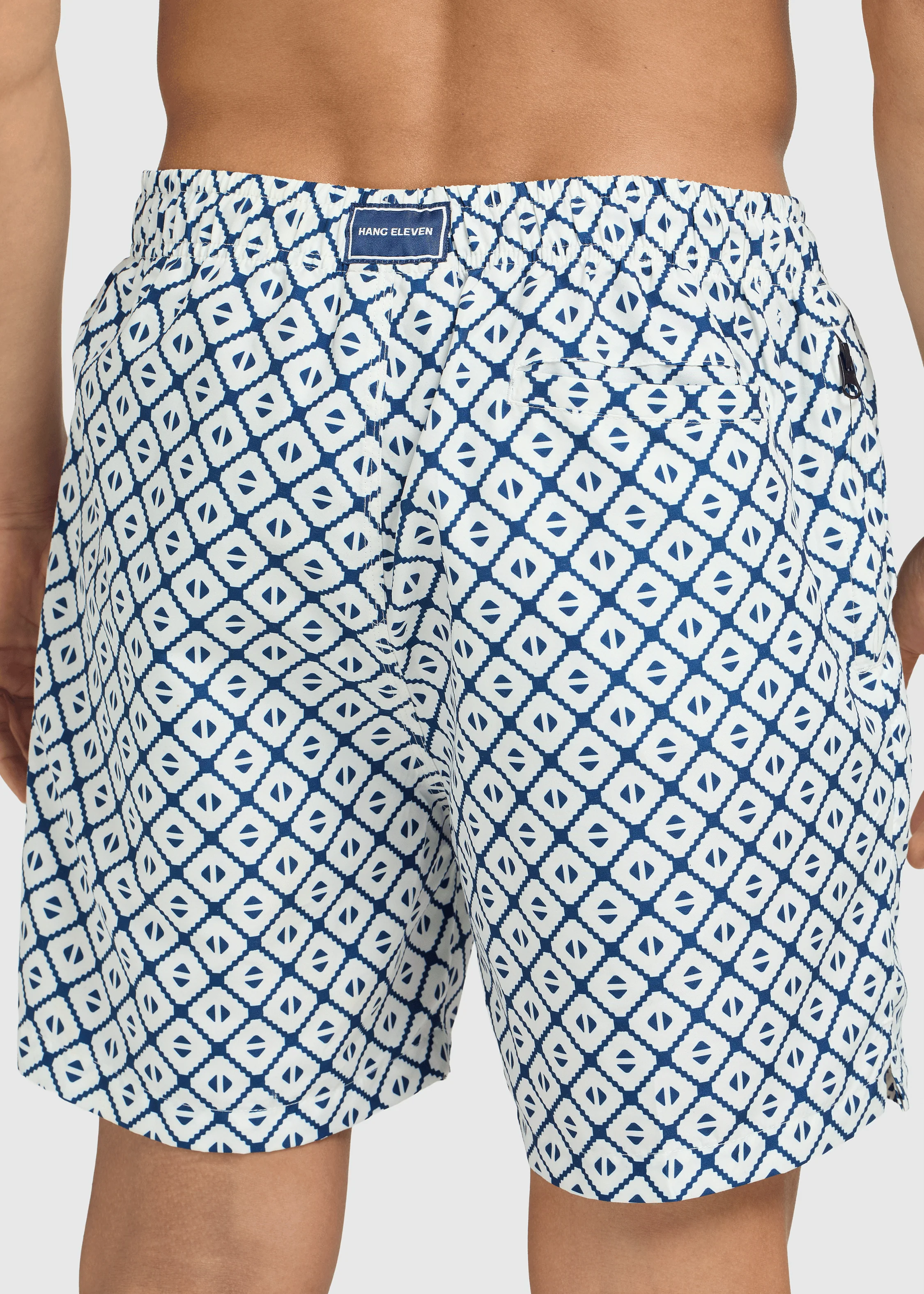 Diamond Swim Short - Navy Blue - Image 3