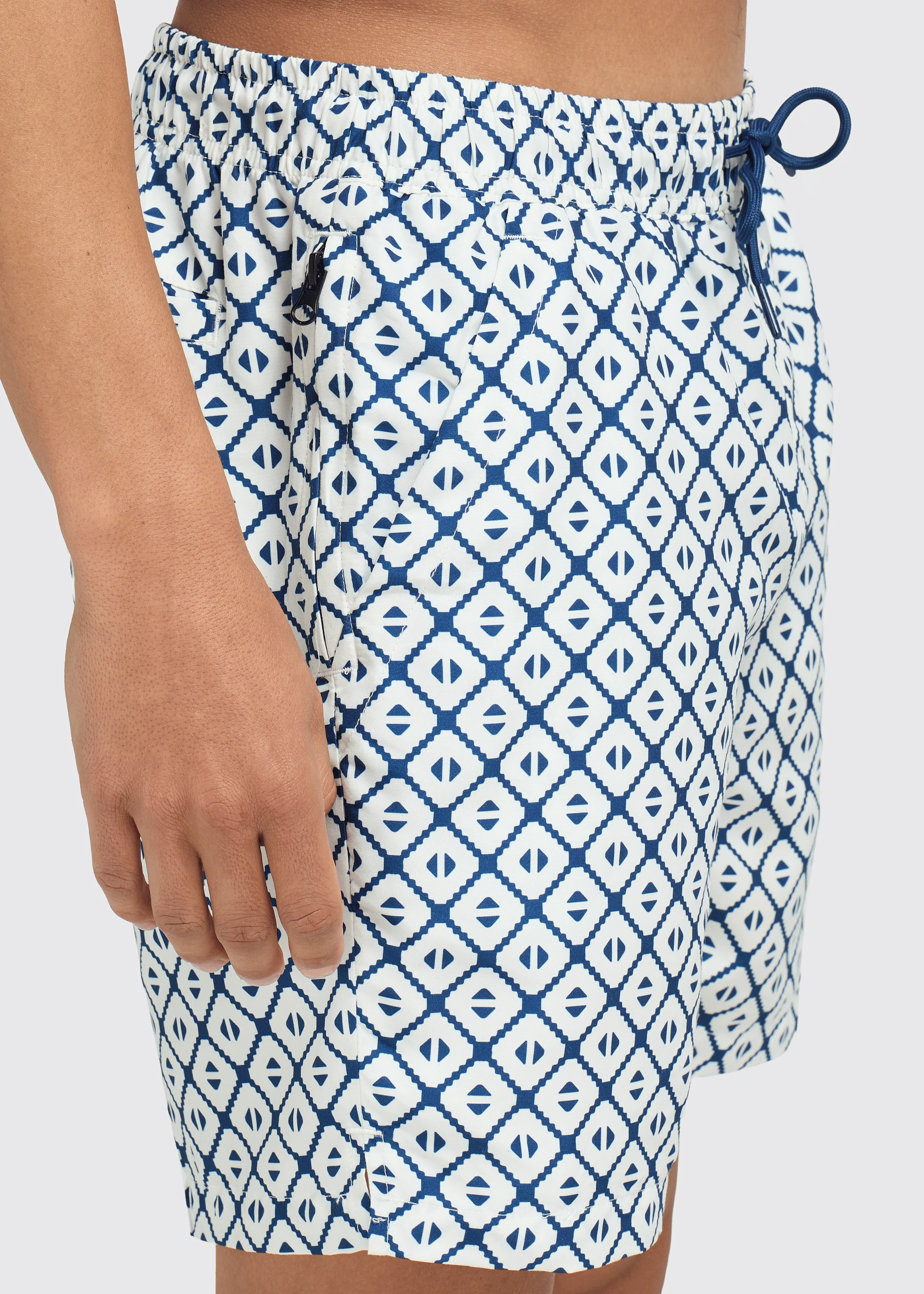 Diamond Swim Short - Navy Blue - Image 4