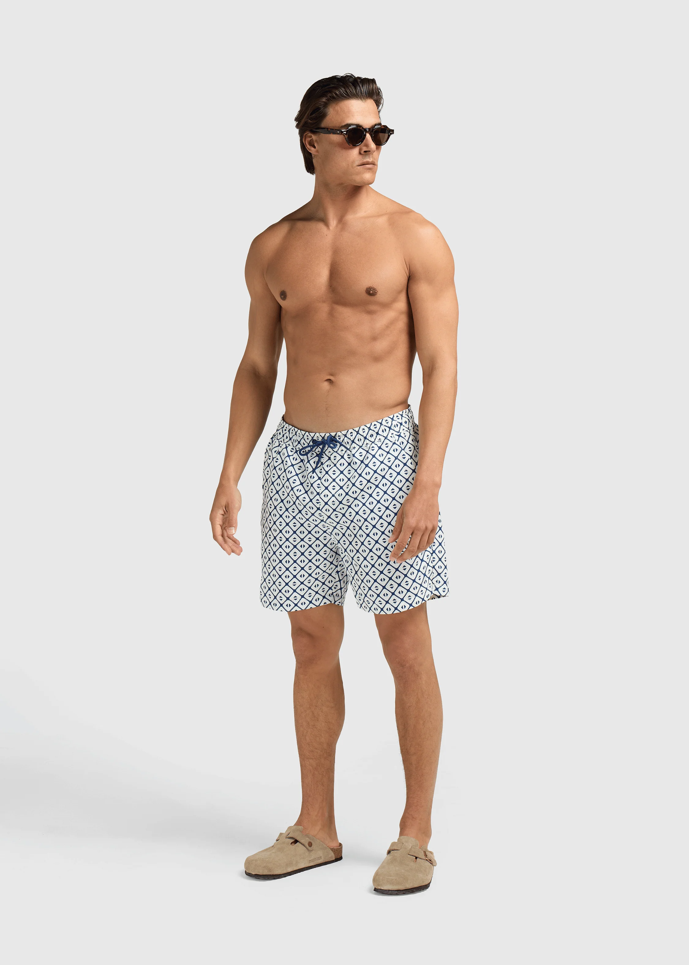 Diamond Swim Short - Navy Blue - Image 7