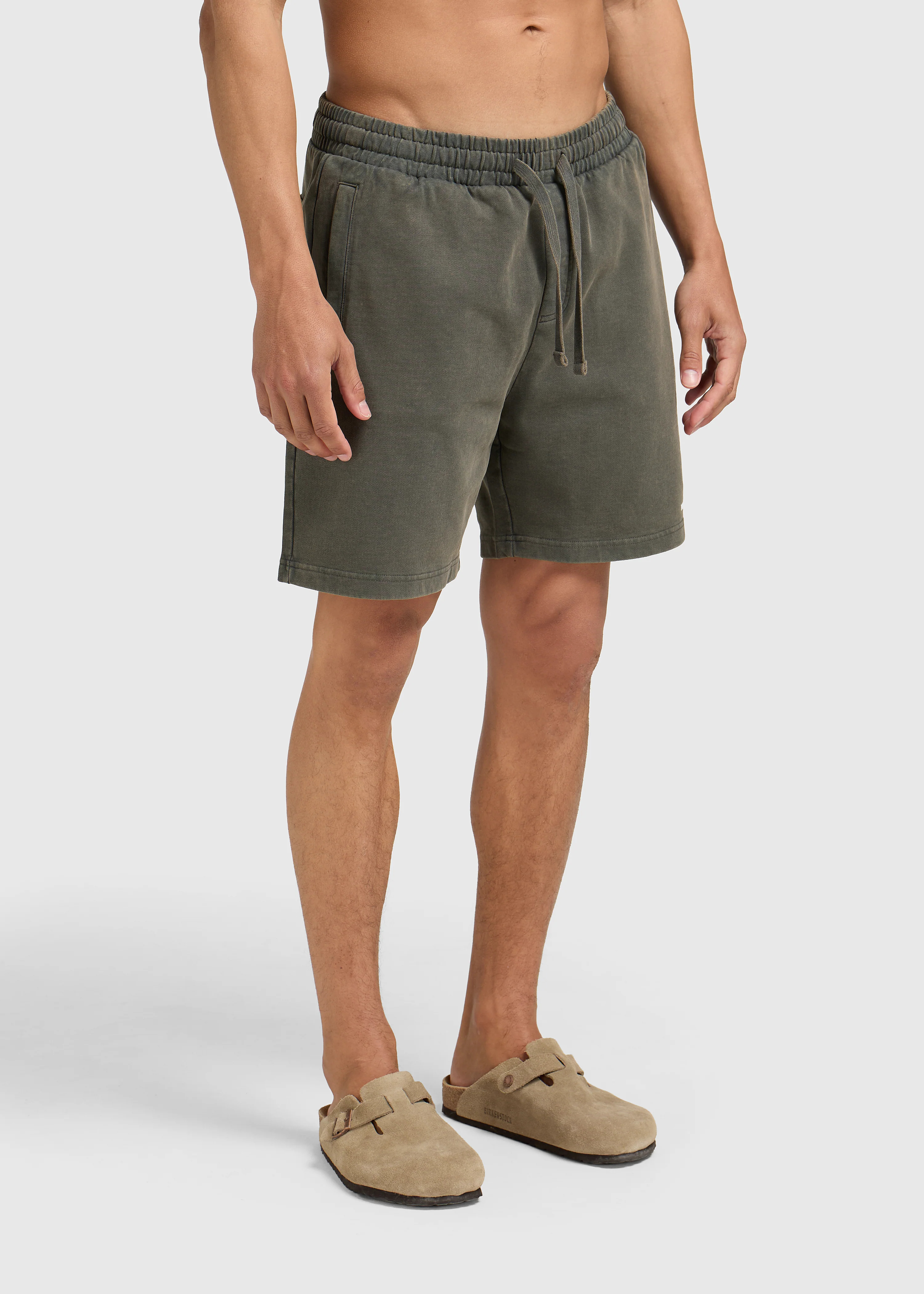 Washed Essential Sweat Short - Chimera Green - Image 2