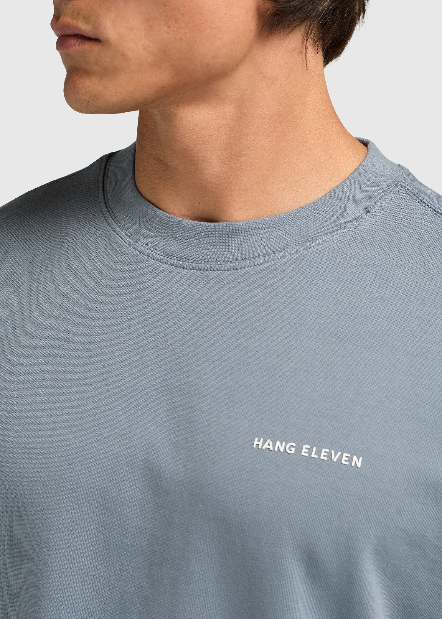 Essential Tee - Stone Grey - Image 3