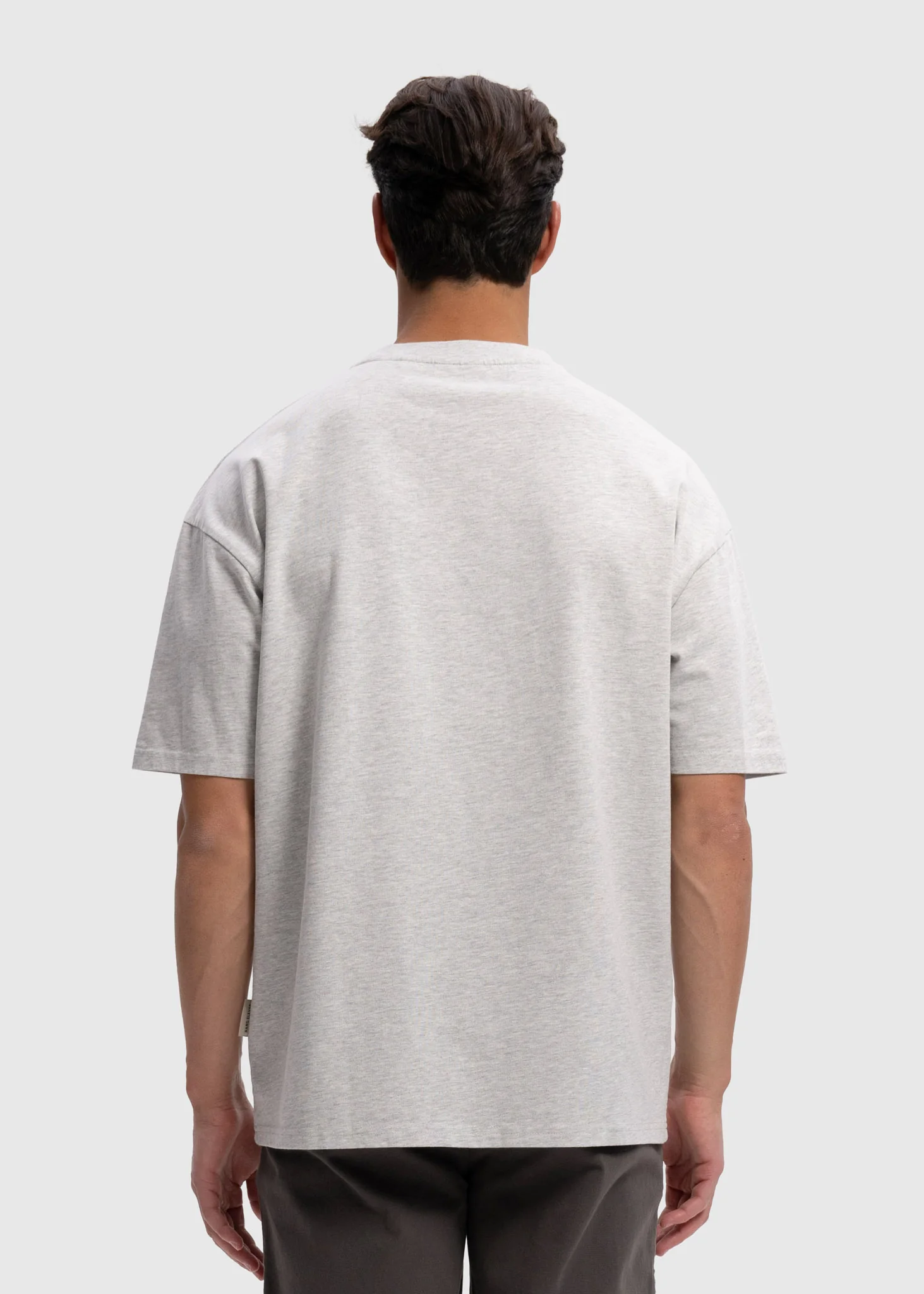 Heavy Oversized Premium Tee - Grey Melee - Image 4