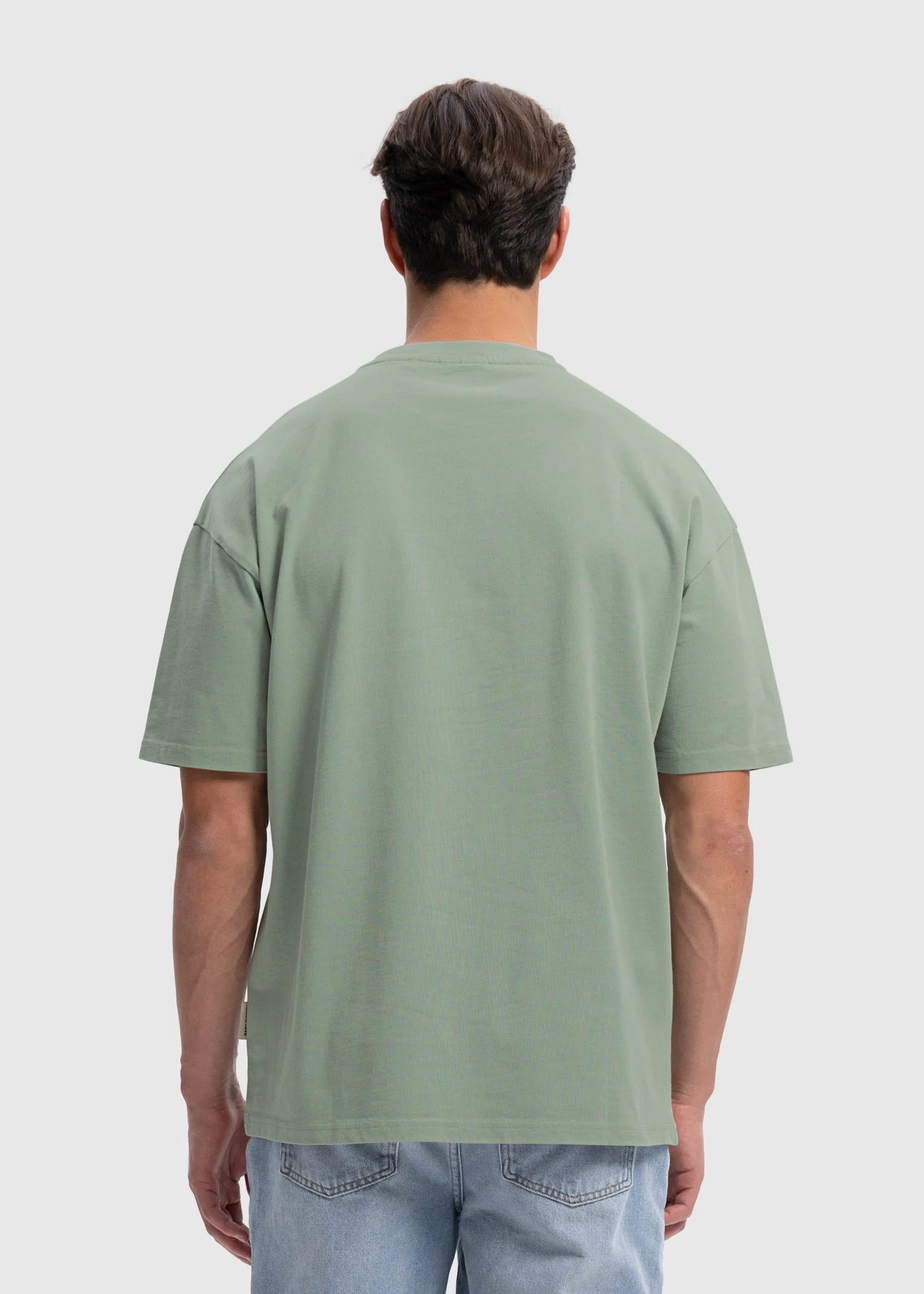 Heavy Oversized Premium Tee - Sage Green - Image 4