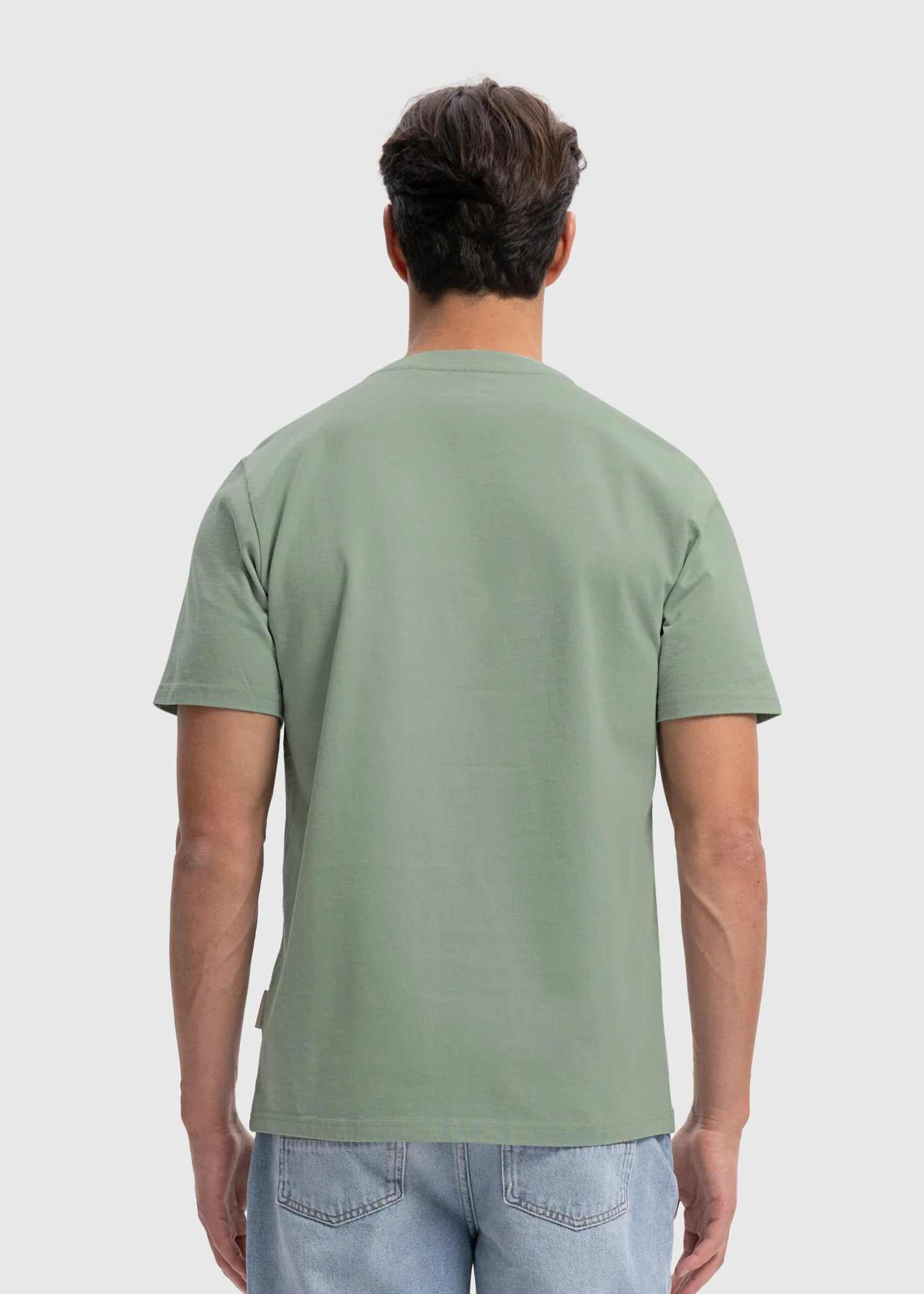 Heavy Regular Premium Tee - Sage Green - Image 4