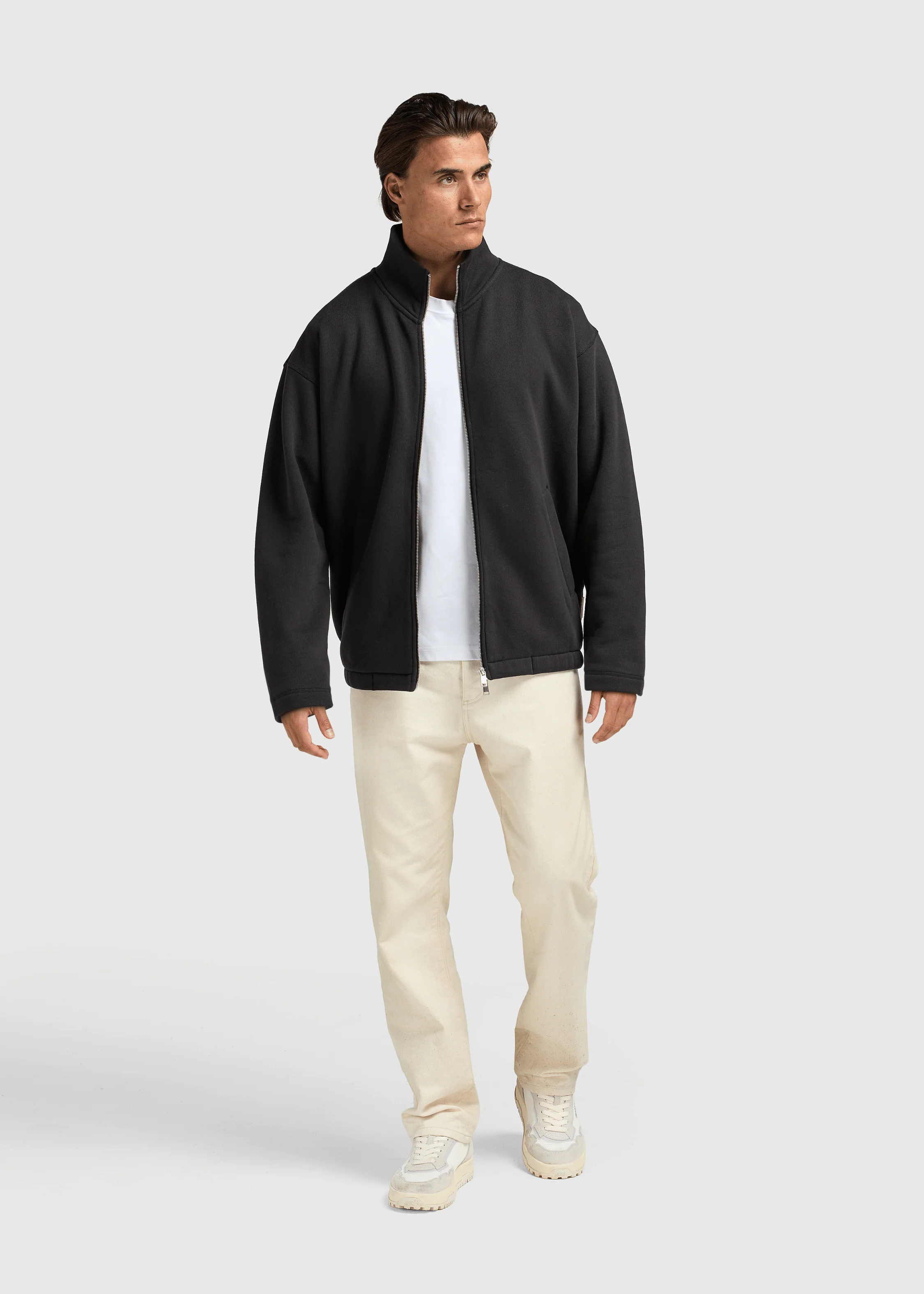Heavy Full Zip - Midnight Black - Image 6