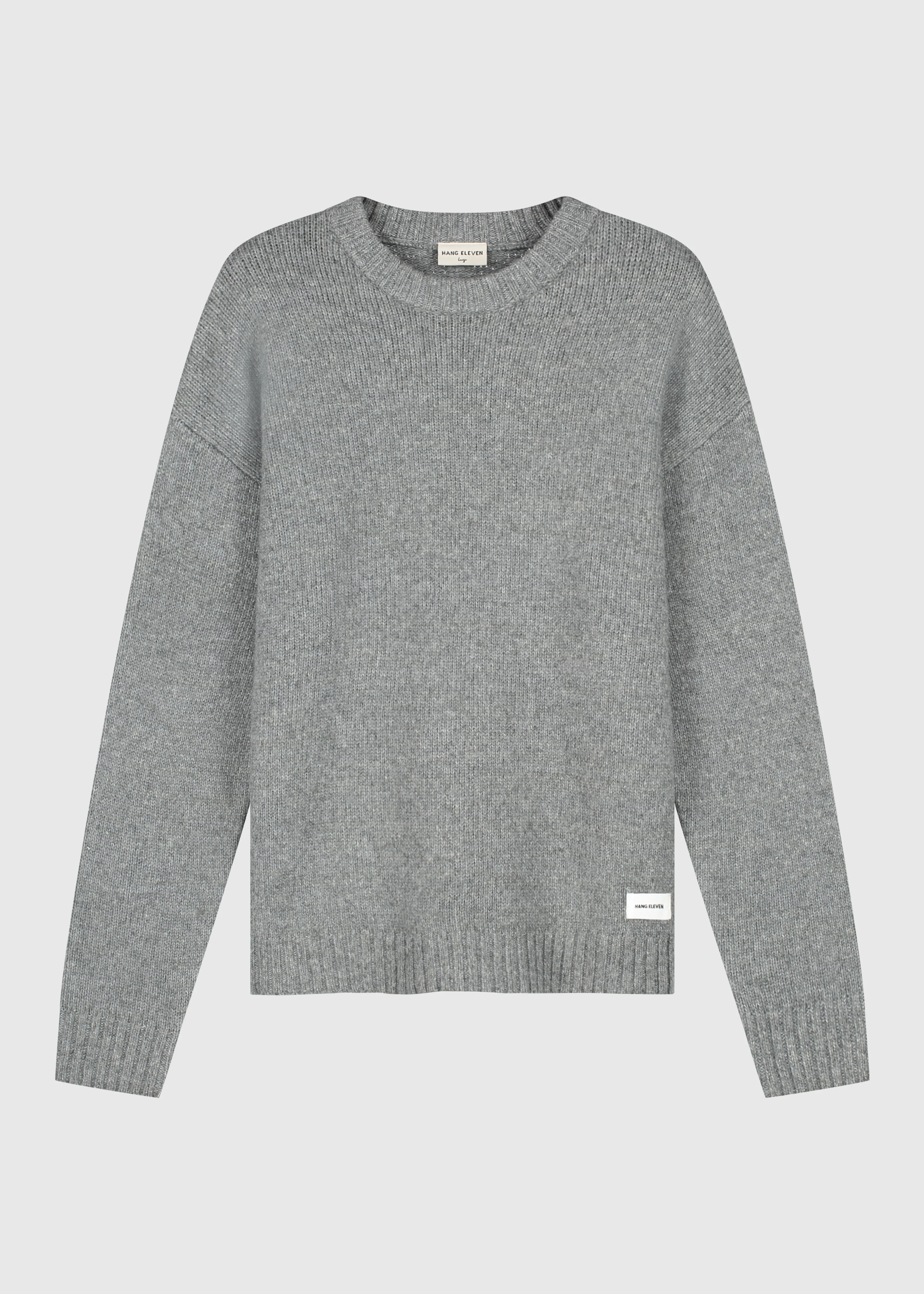 Heavy Knit Crewneck - Dark Grey - Image 4