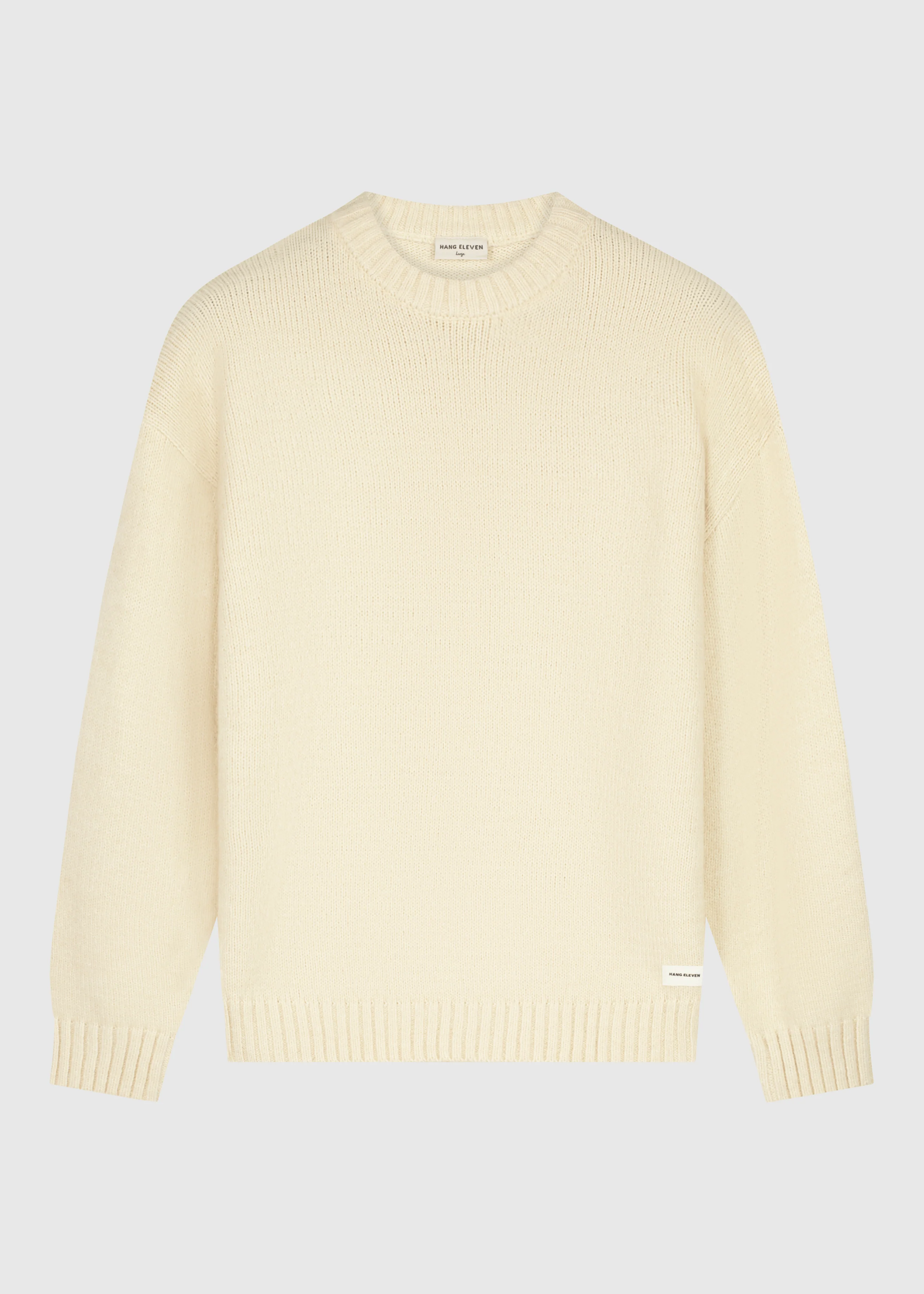 Heavy Knit Crewneck - Light Sand - Image 3