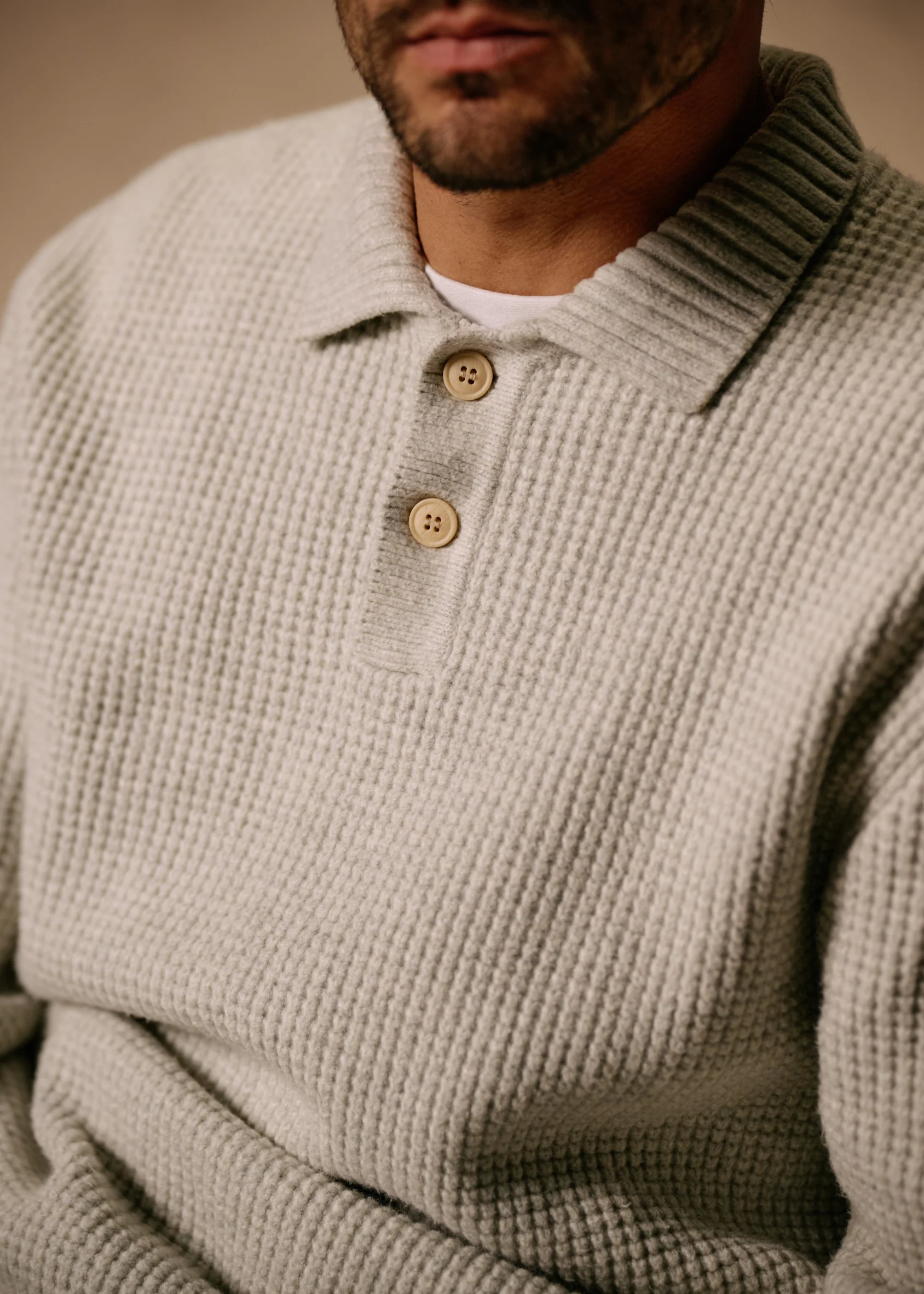 Structure Polo - Grey Melee - Image 2