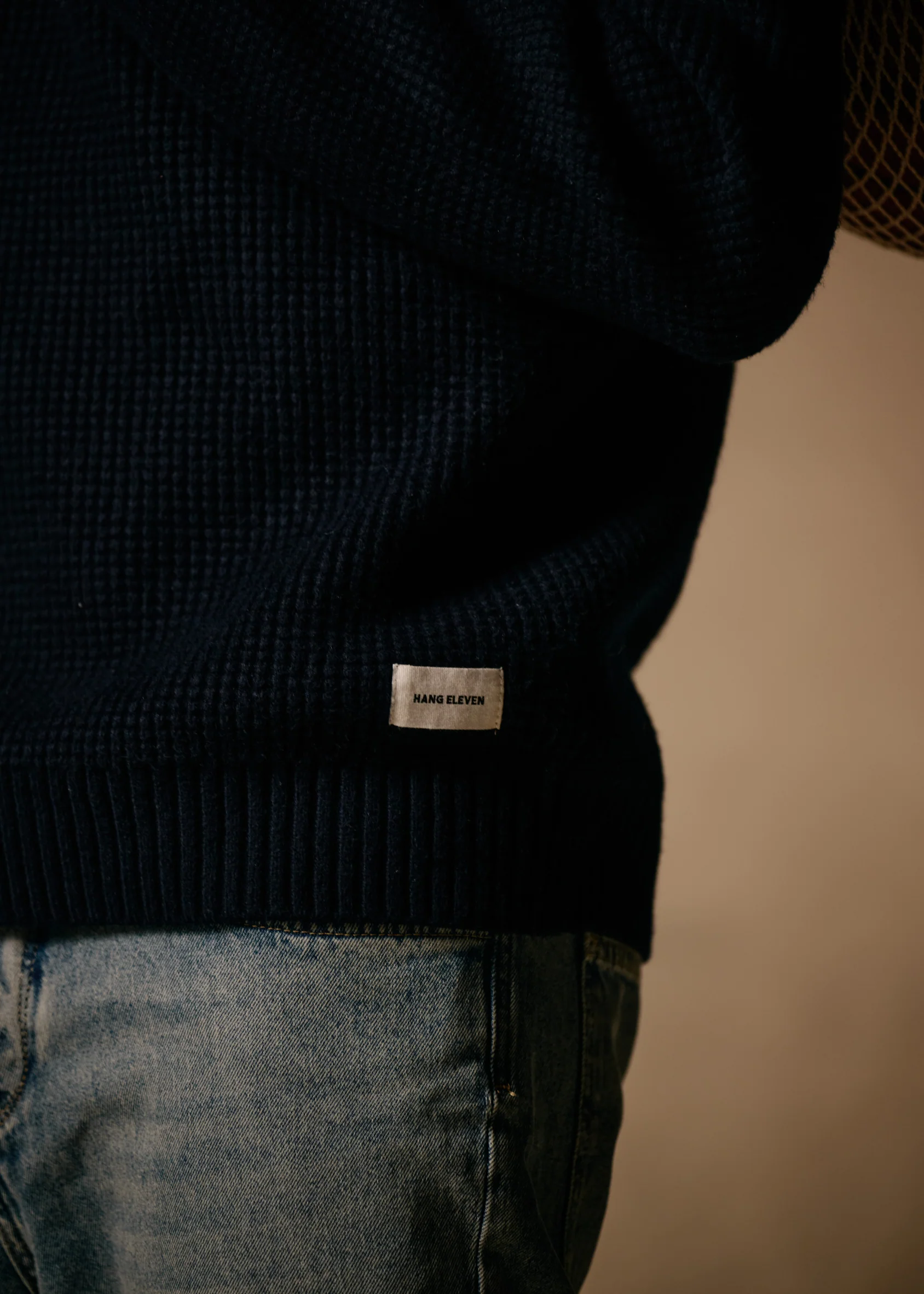Structure Polo - Navy Blue - Image 4