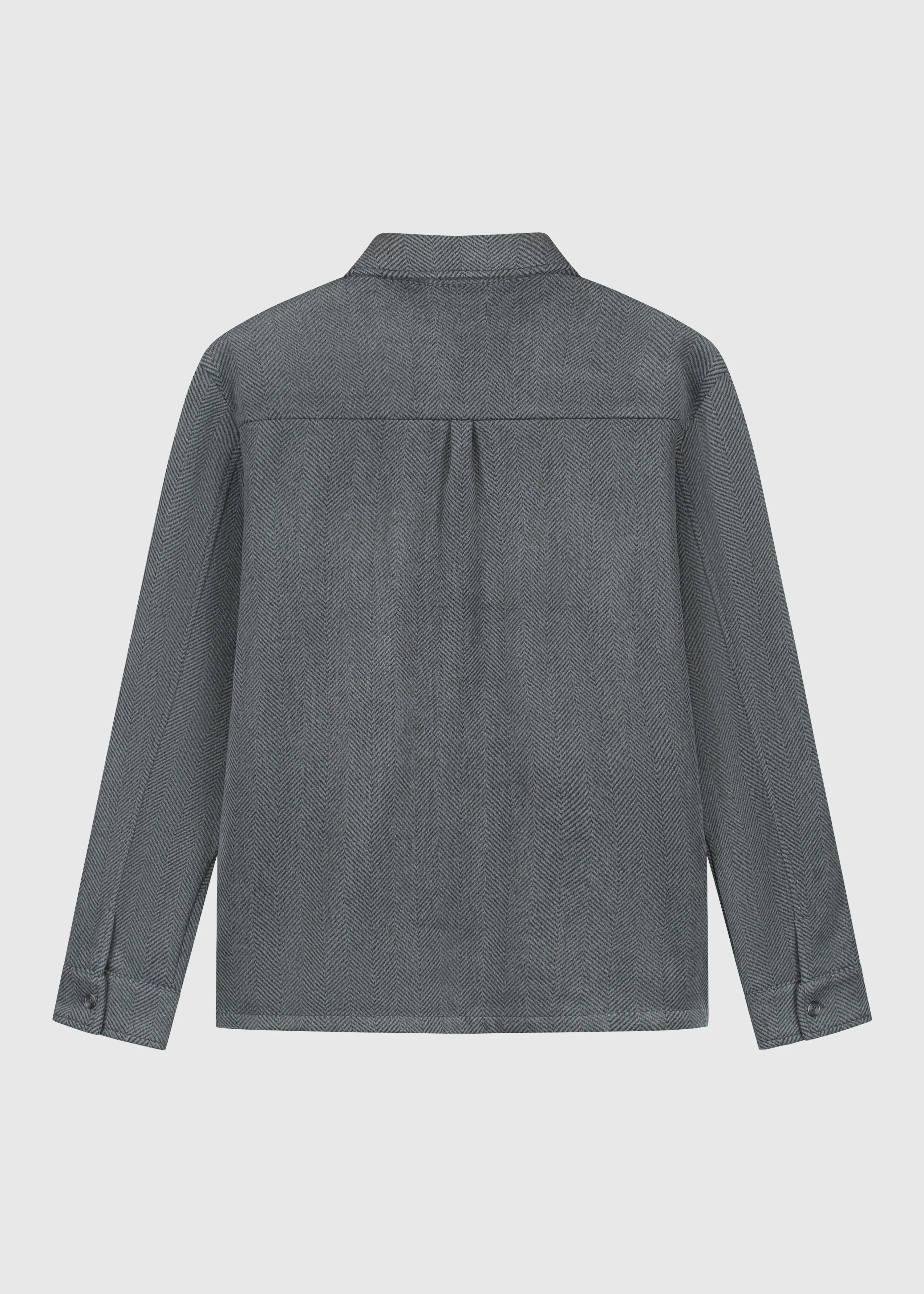 Herringbone Zip Jacket - Antra Melange - Image 6
