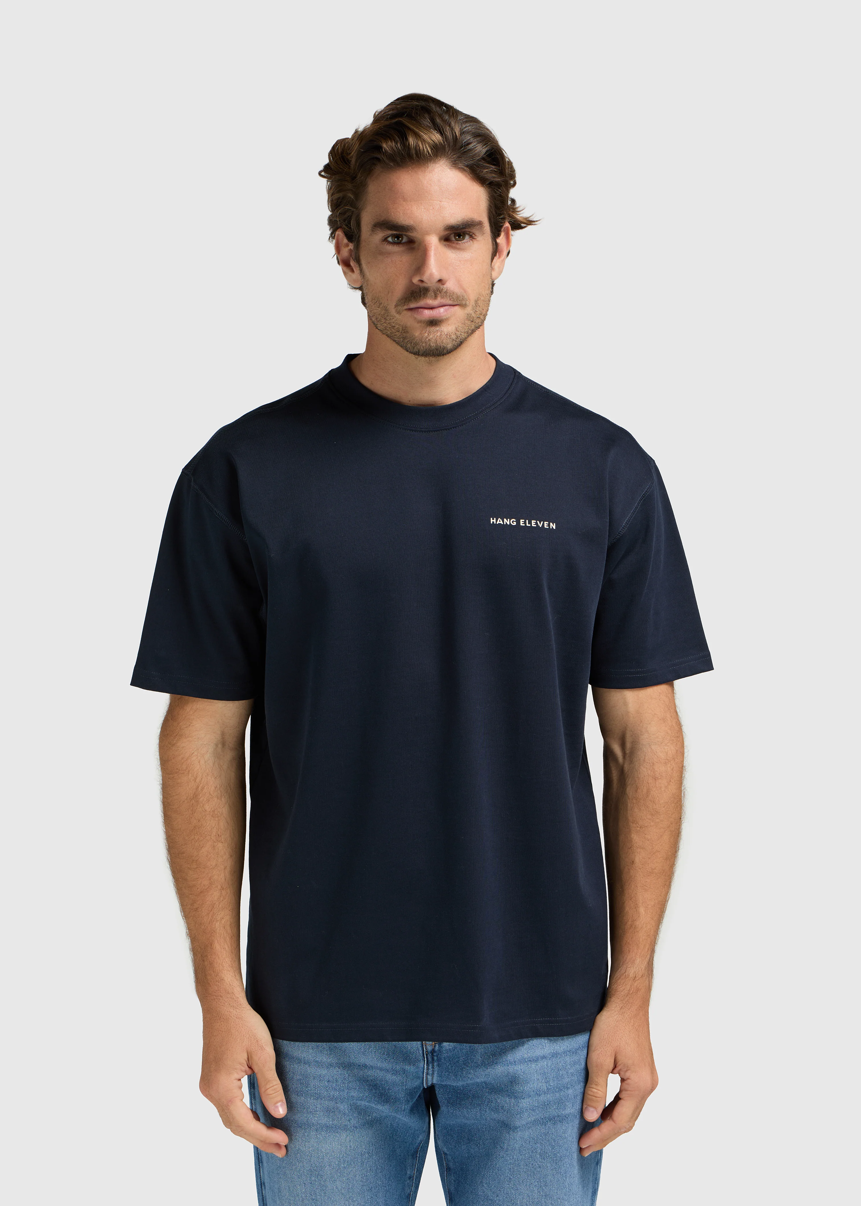 HNGLVN Tee - Navy Blue - Image 2