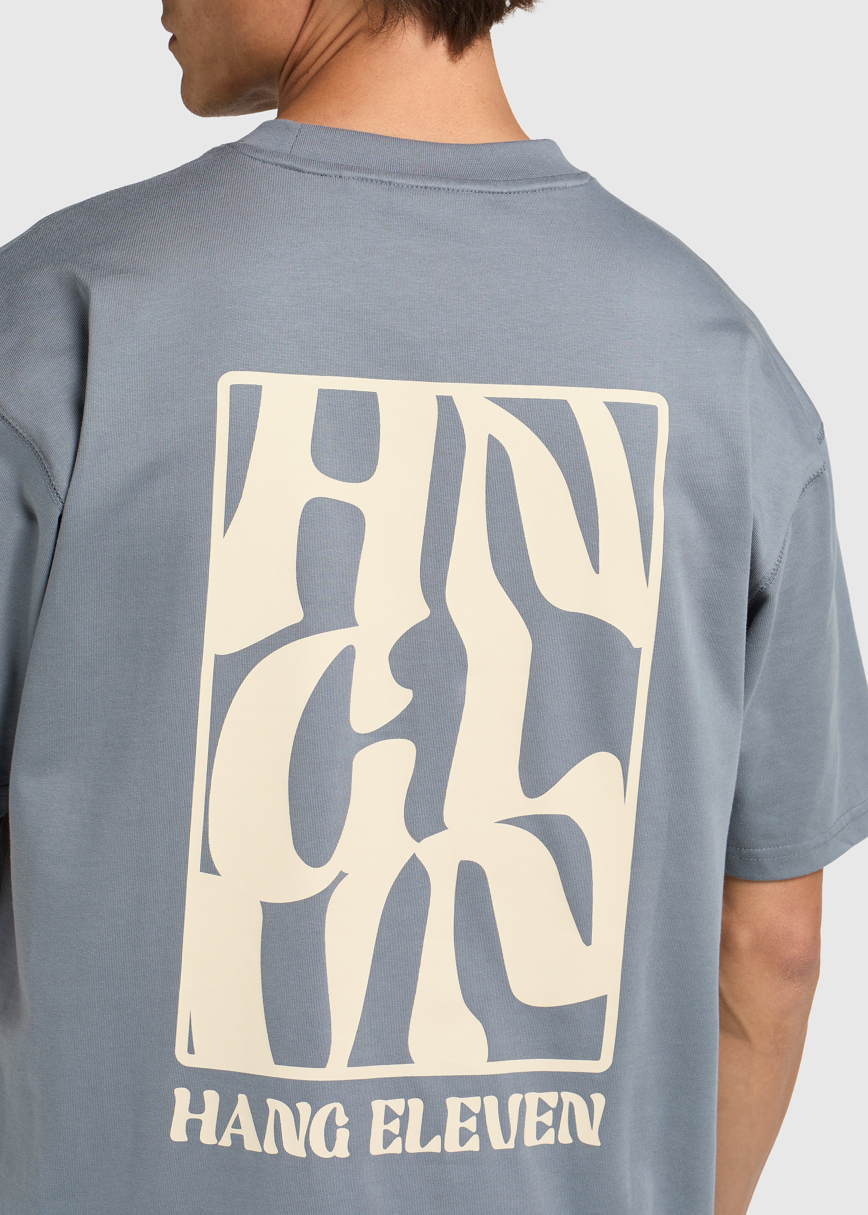 HNGLVN Tee - Stone Grey - Image 5