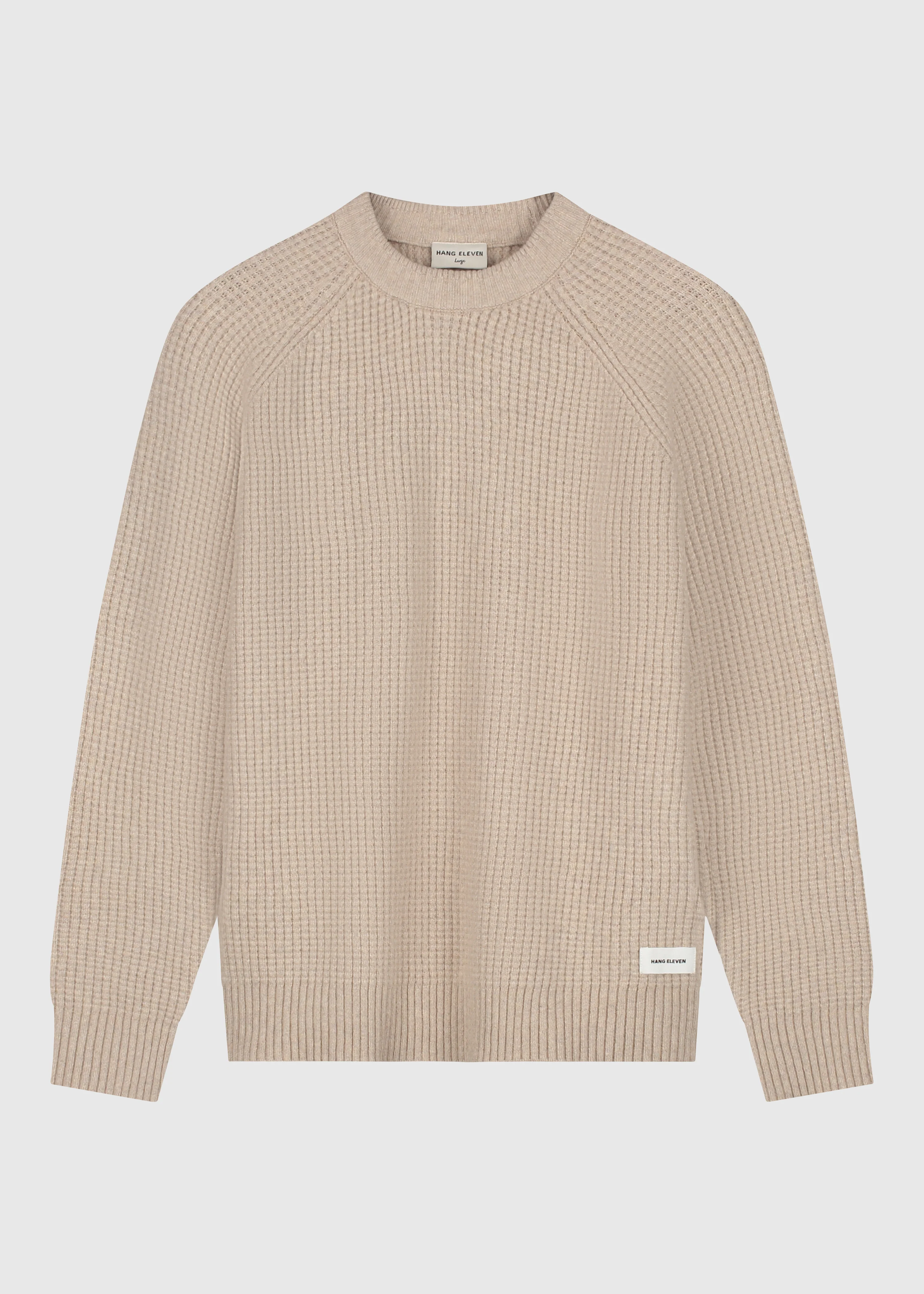 Soft Waffle Crewneck - Dark Sand - Image 5