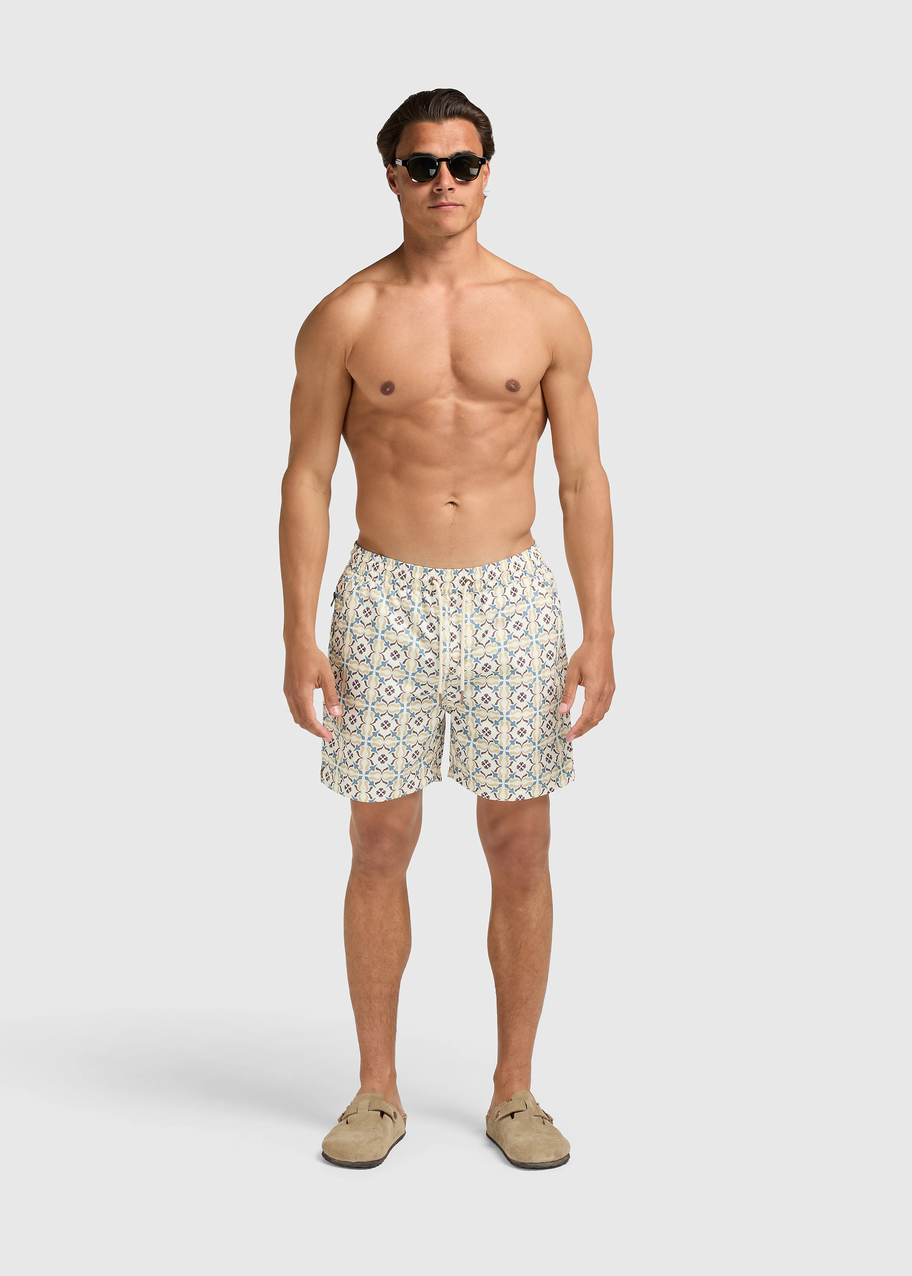 House Of Tiles Swim Short - Sand - Image 7