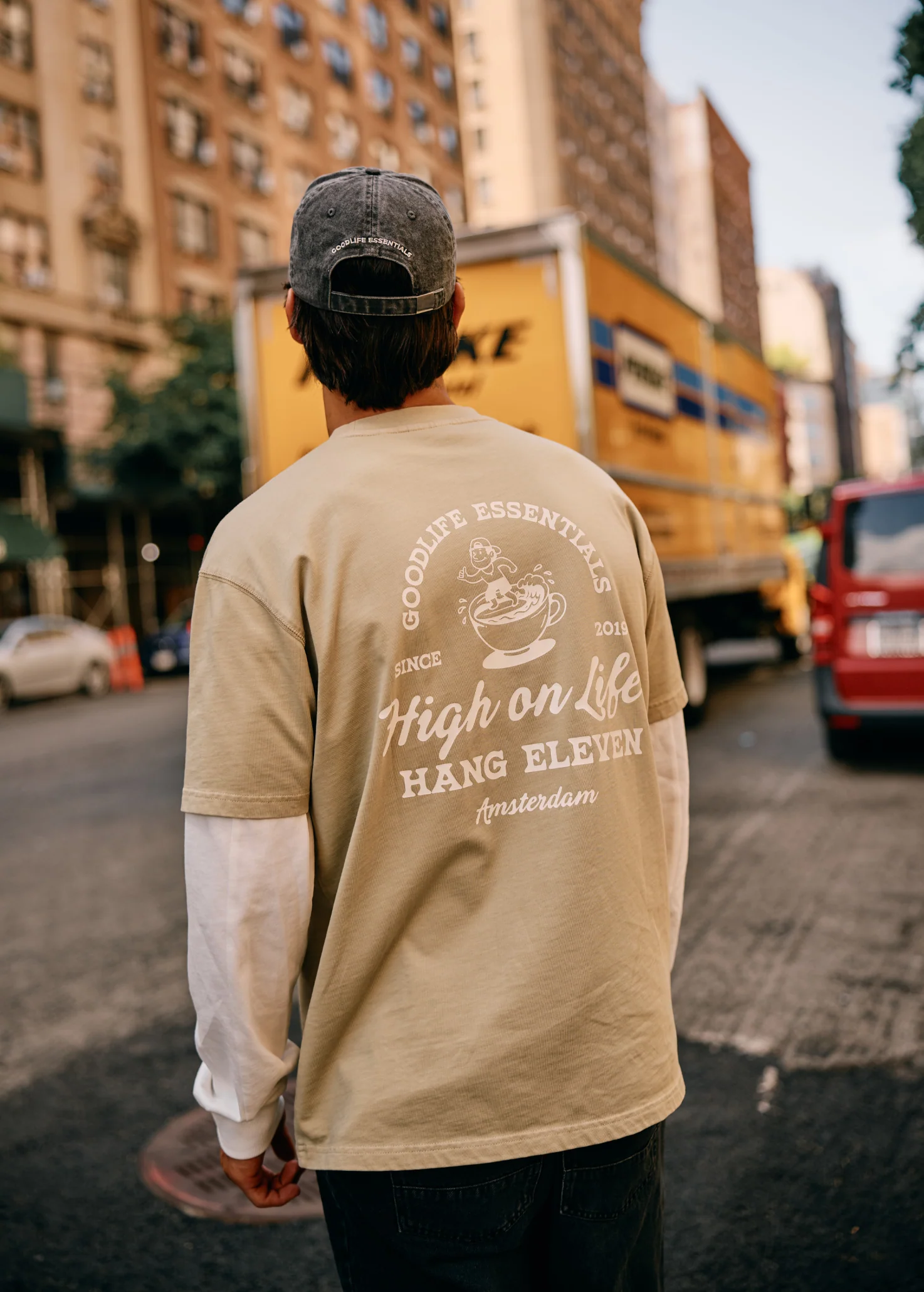 Life Tee - Slate Green - Image 4