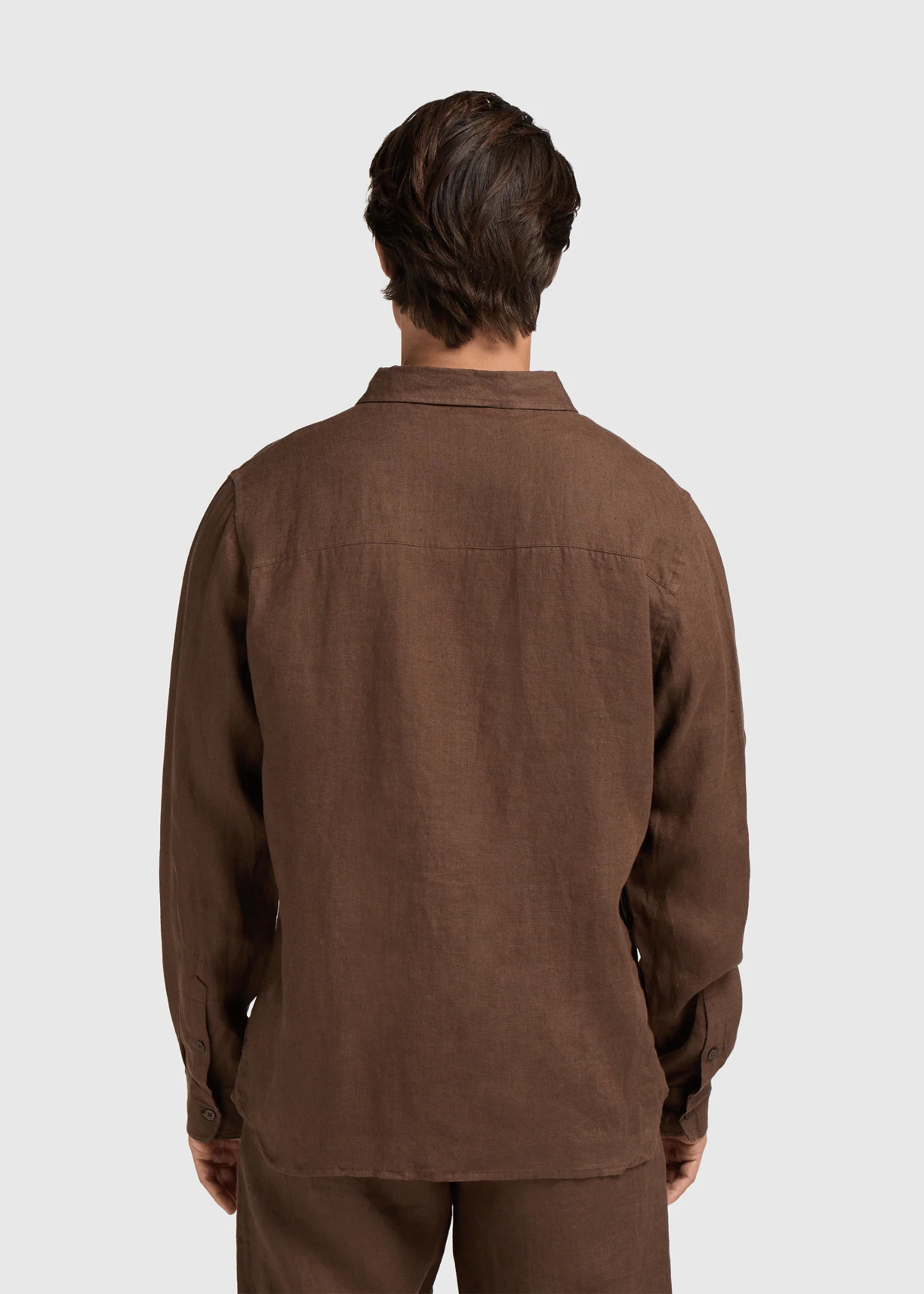 Linen Shirt - Espresso - Image 2