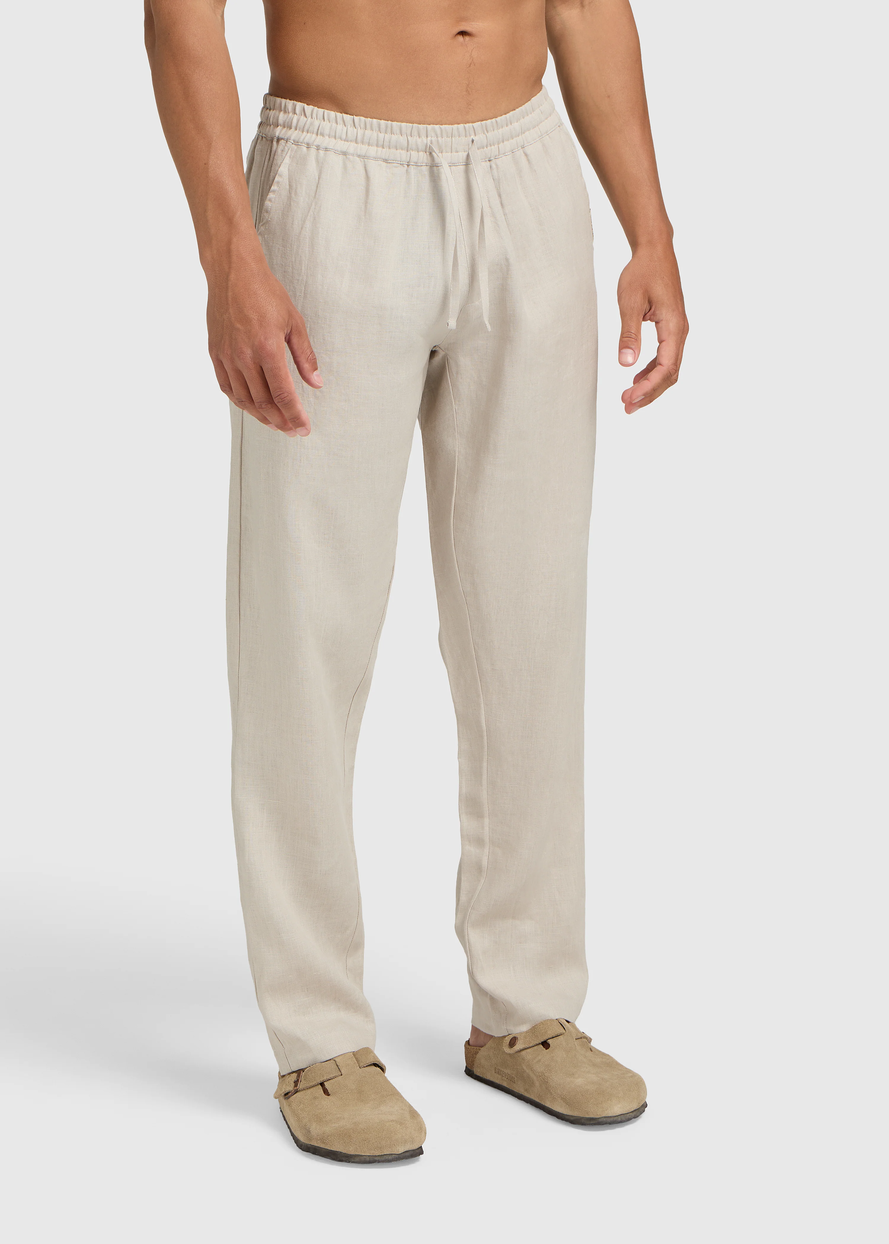 The Linen Pants - Dove - Image 2