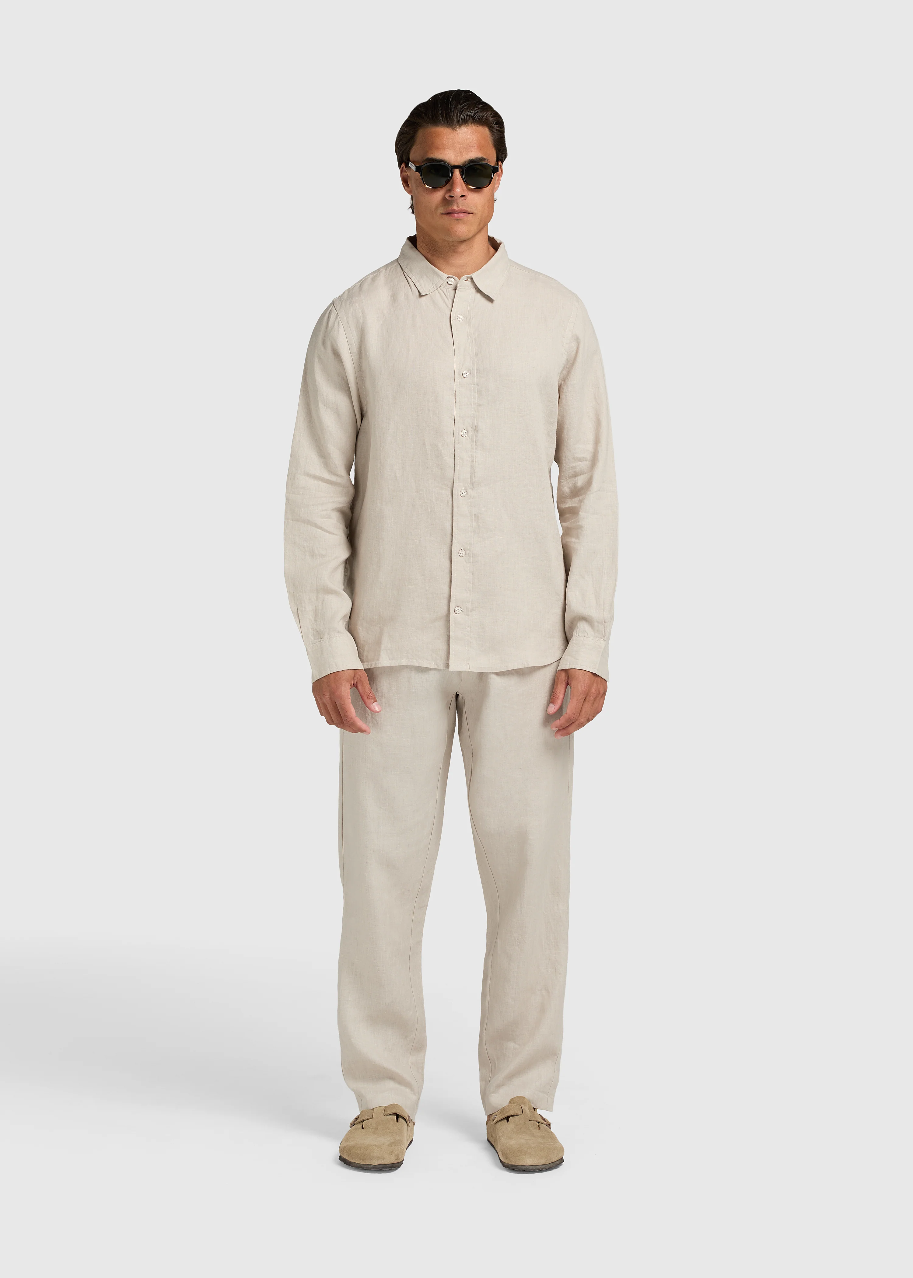 The Linen Pants - Dove - Image 9