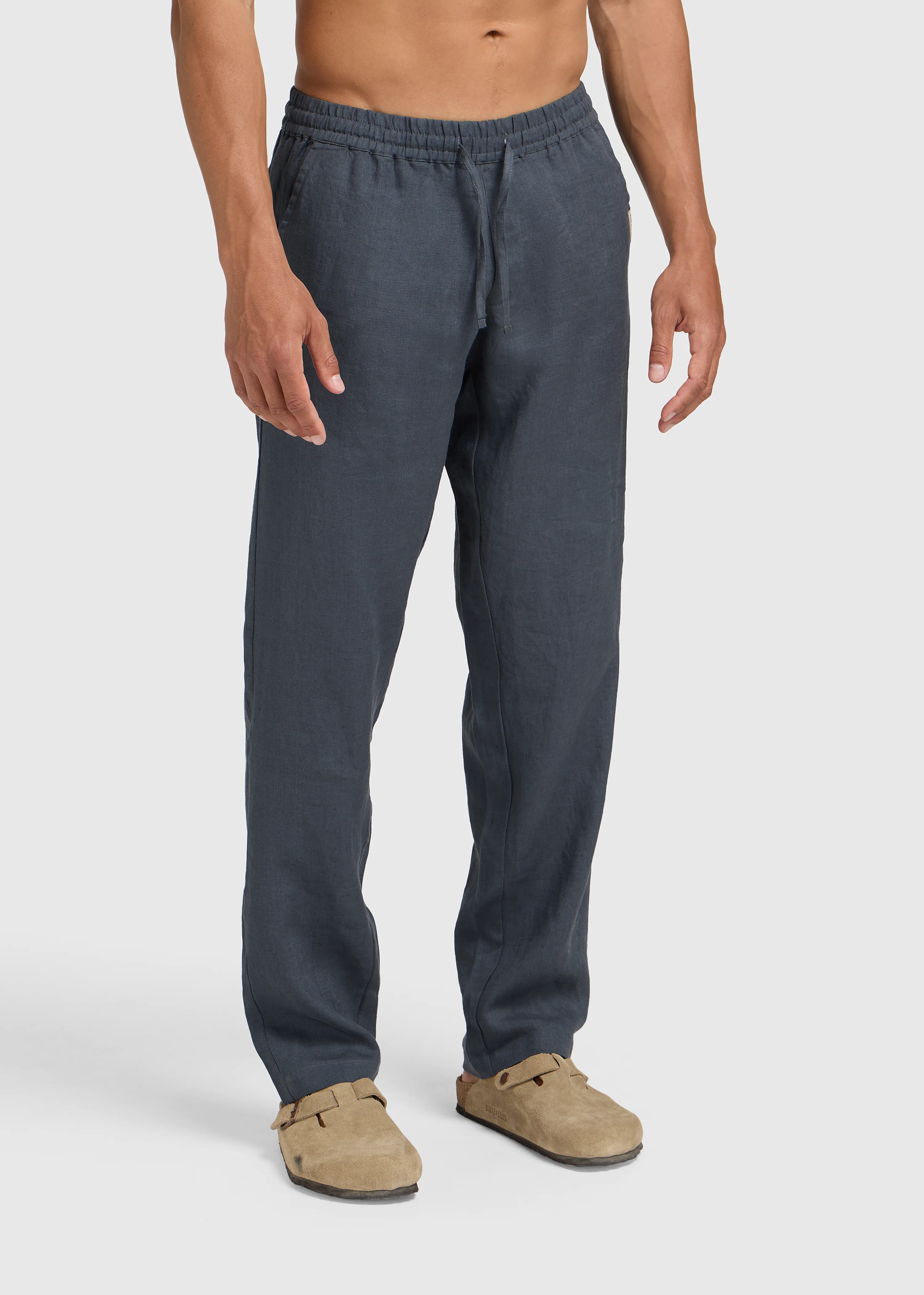 The Linen Pants - Navy Blue - Image 3