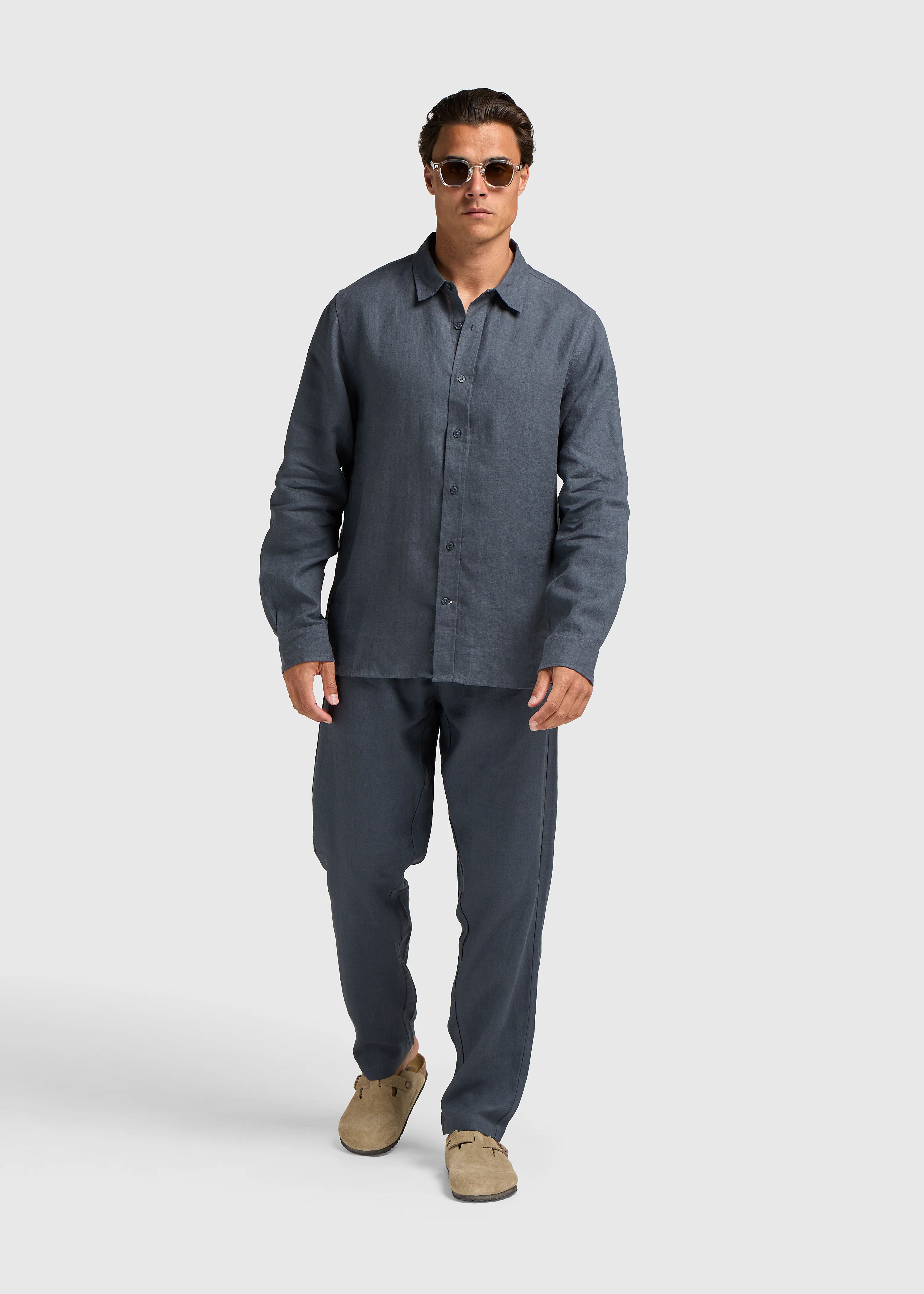 The Linen Pants - Navy Blue - Image 8
