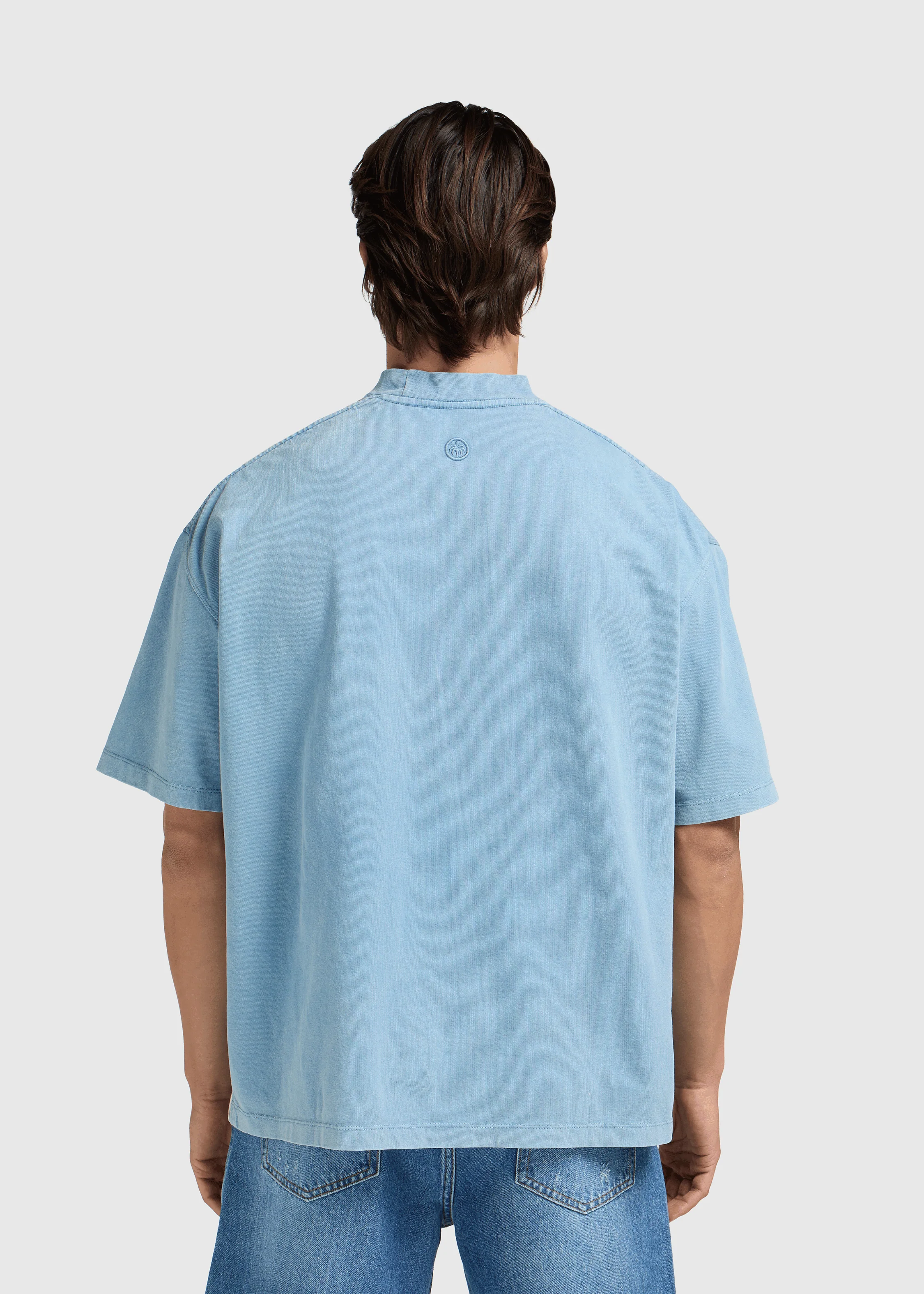 Loose Vintage Tee - Light Blue - Image 2