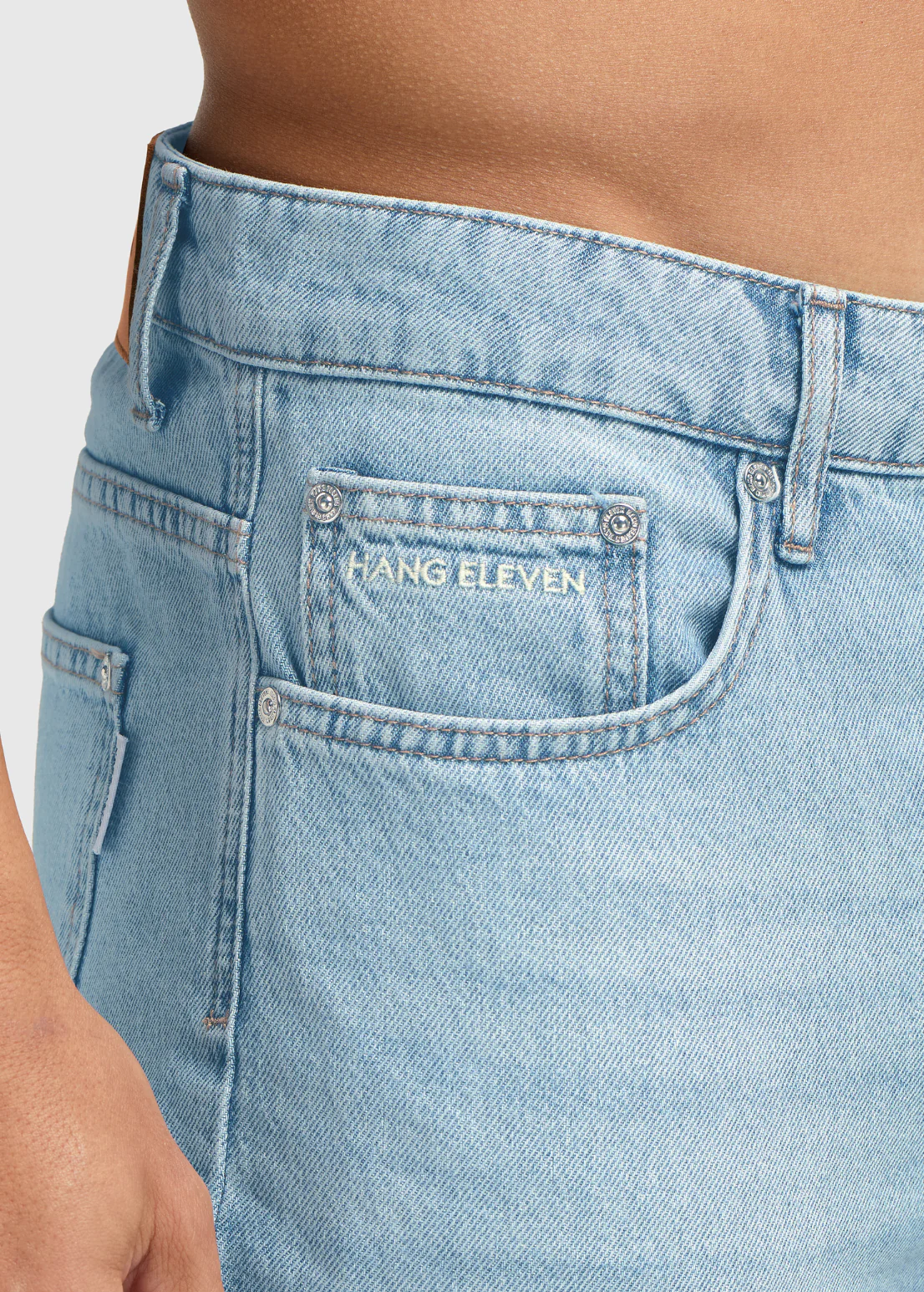 The Clean Straight Jeans - Blue Light - Image 4