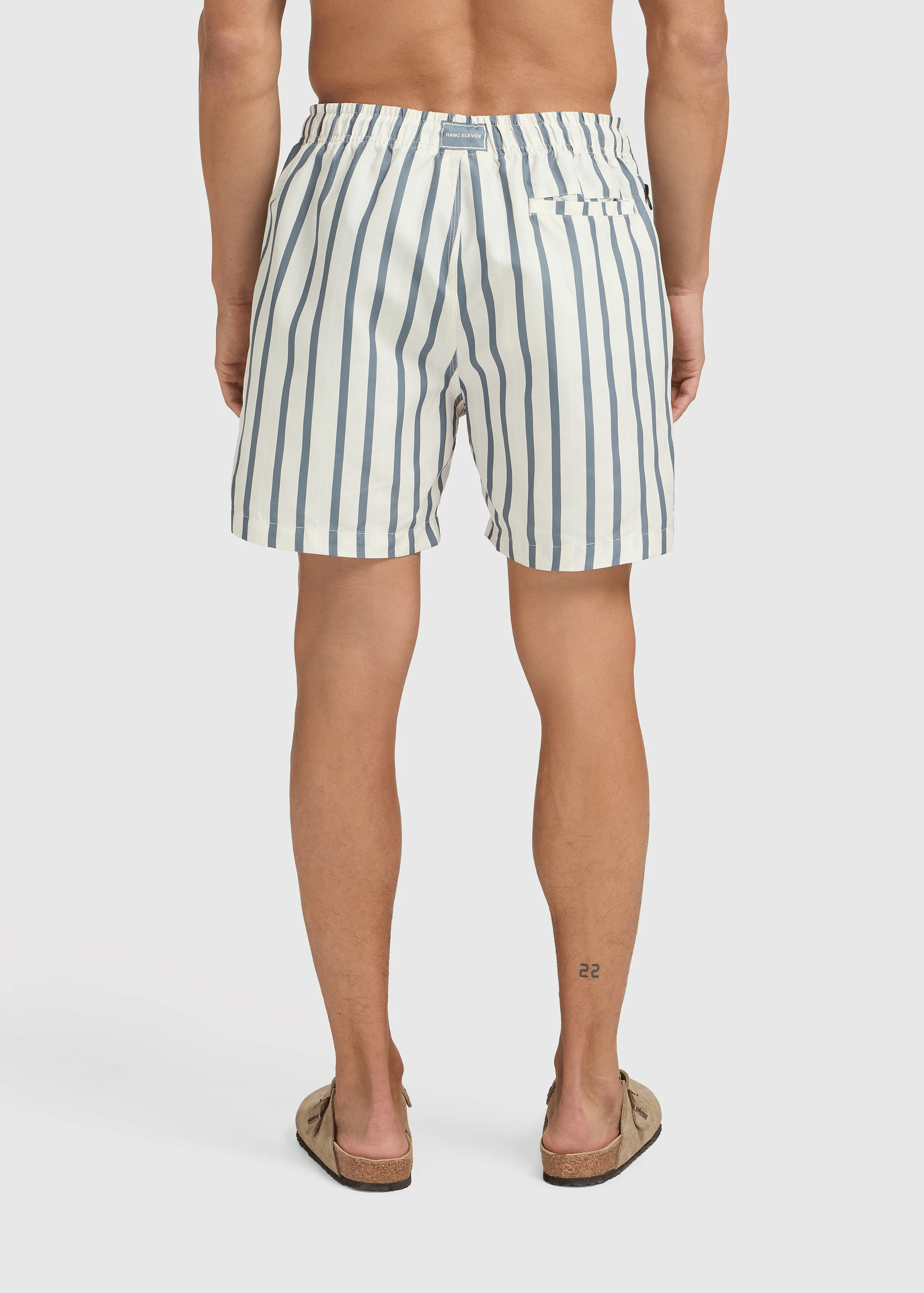 Multi Striped Swim Short - Sand - Image 4