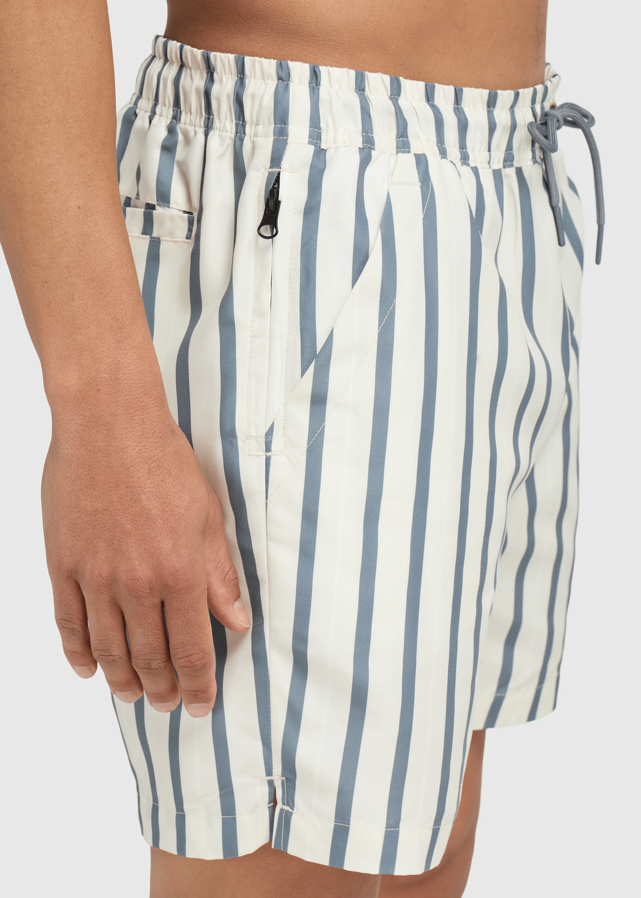 Multi Striped Swim Short - Sand - Image 7